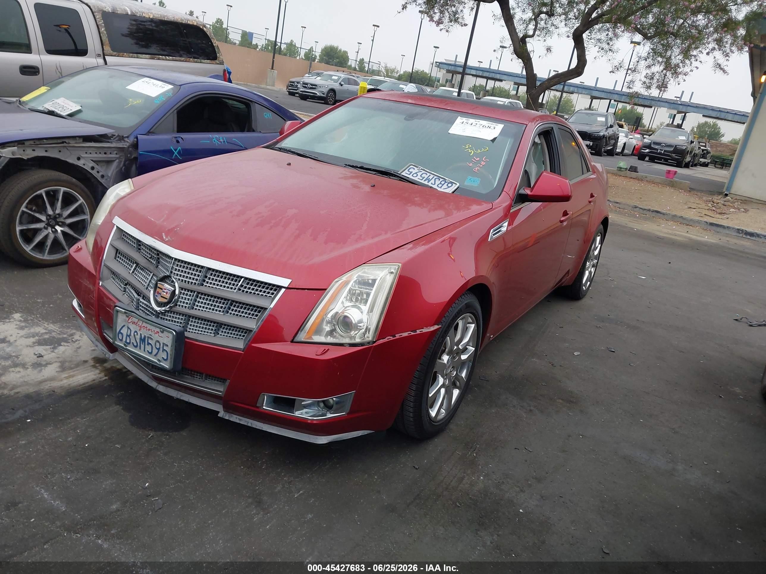2008 Cadillac Cts Rwd W/1sb Красный vin: 1G6DV57V280145895