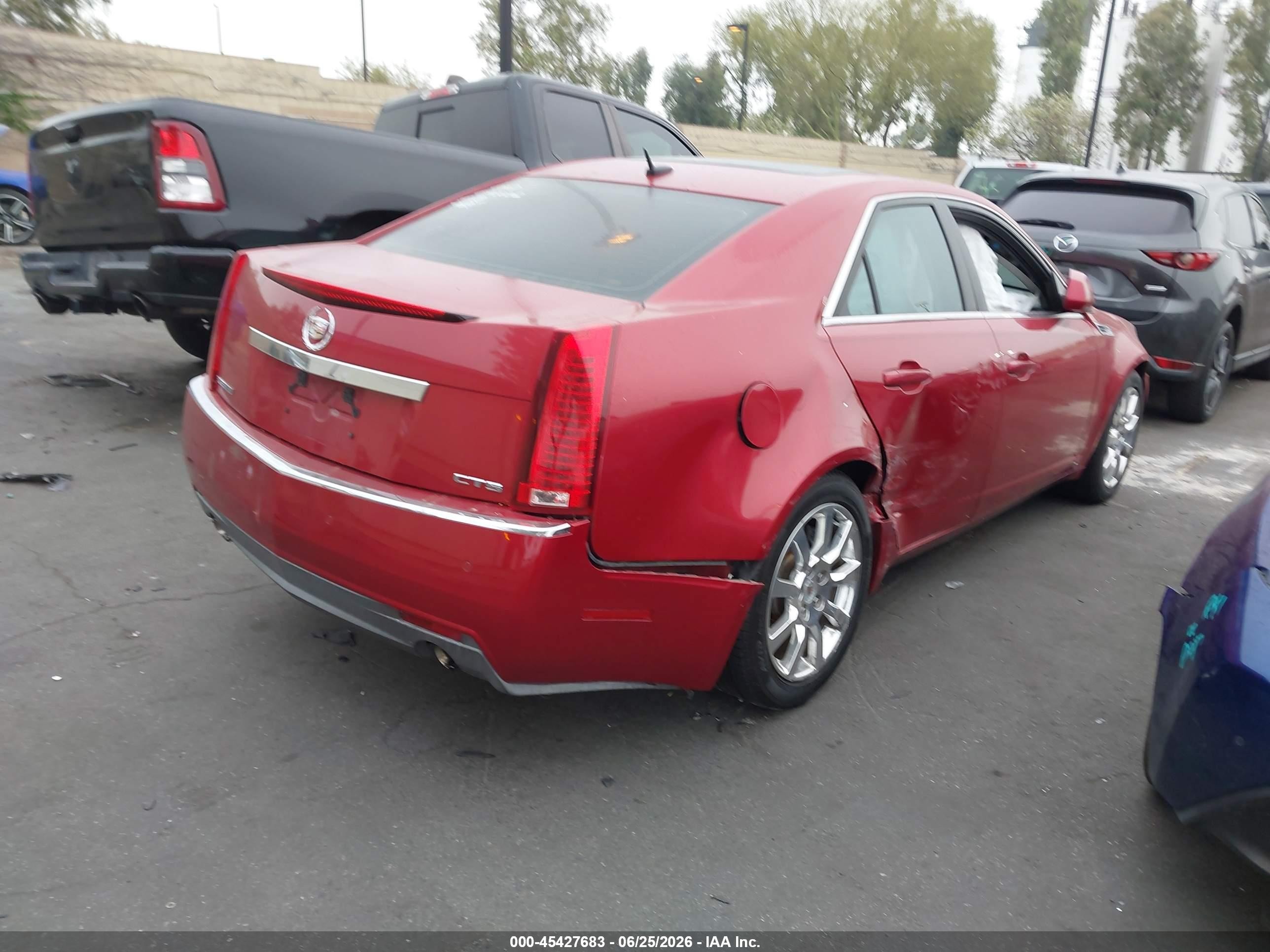 2008 Cadillac Cts Rwd W/1sb Красный vin: 1G6DV57V280145895