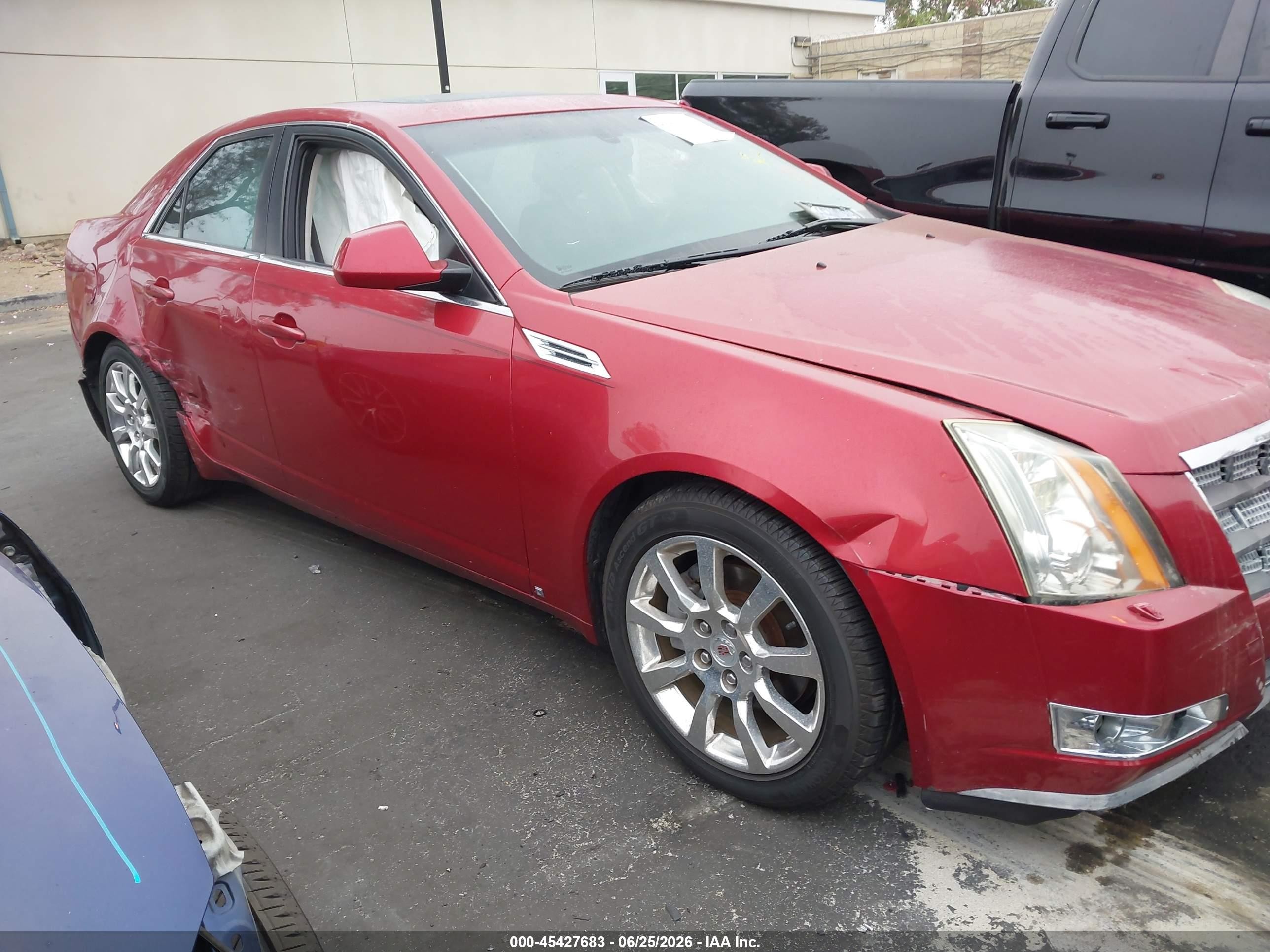 2008 Cadillac Cts Rwd W/1sb Красный vin: 1G6DV57V280145895