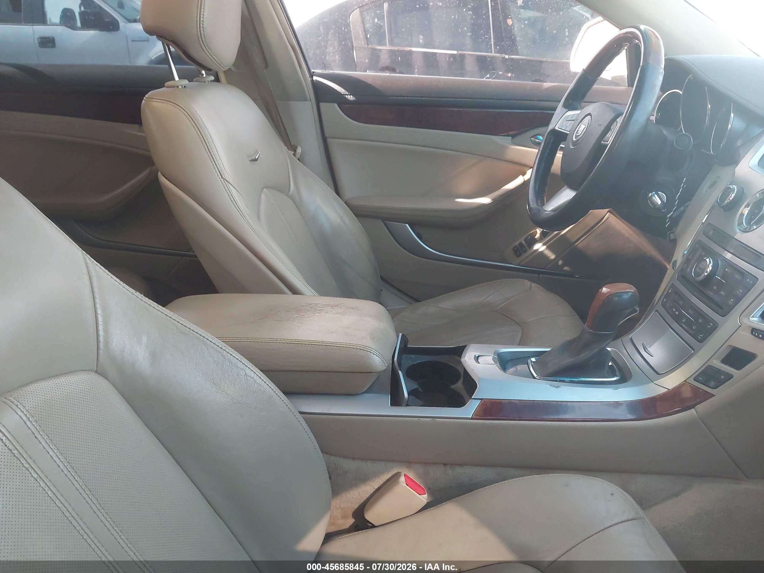 2008 Cadillac Cts Rwd W/1sb Кремовый vin: 1G6DV57V280158842