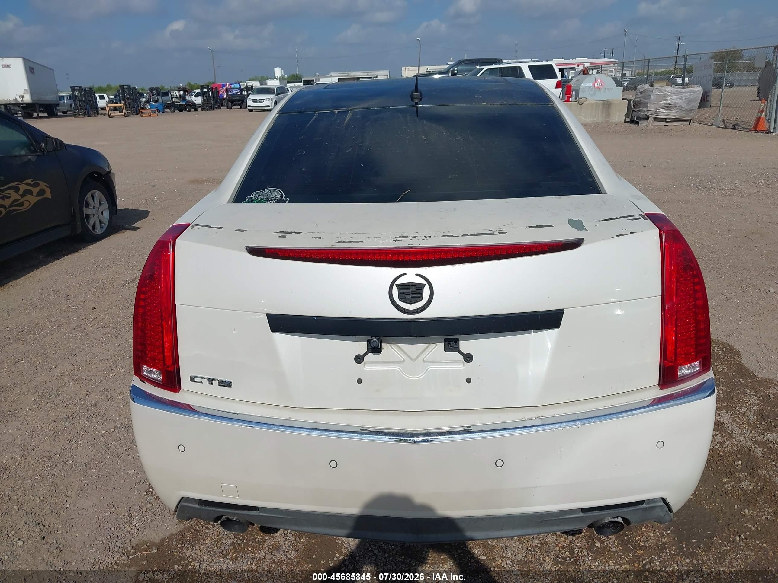 2008 Cadillac Cts Rwd W/1sb Кремовый vin: 1G6DV57V280158842