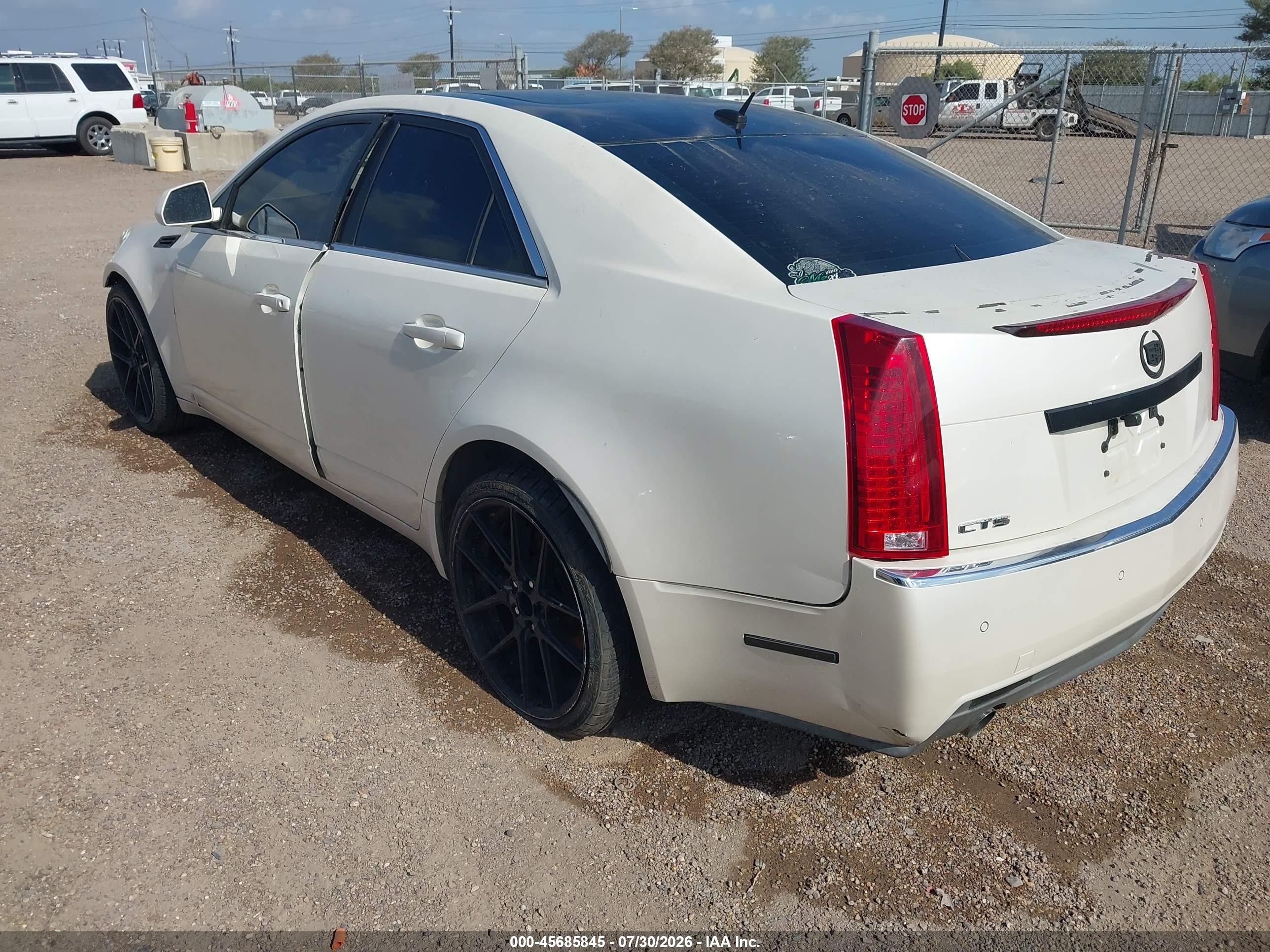 2008 Cadillac Cts Rwd W/1sb Кремовый vin: 1G6DV57V280158842