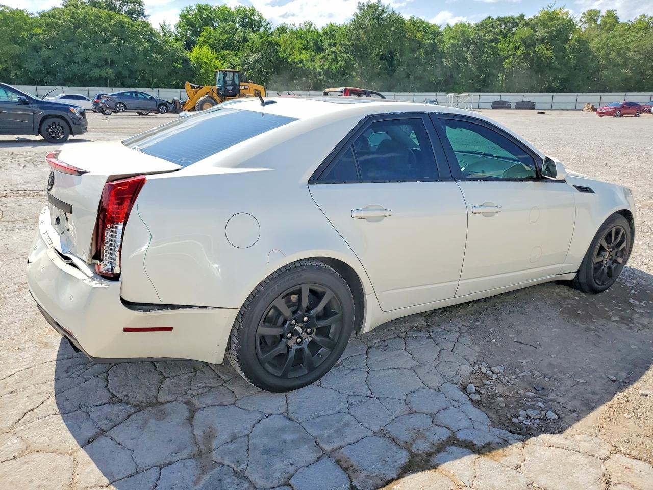 2008 Cadillac Cts Hi Feature V6 Белый vin: 1G6DV57V280175074