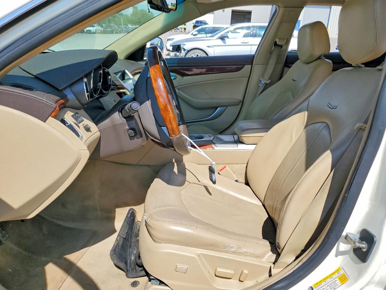 2008 Cadillac Cts Hi Feature V6 Белый vin: 1G6DV57V280175074