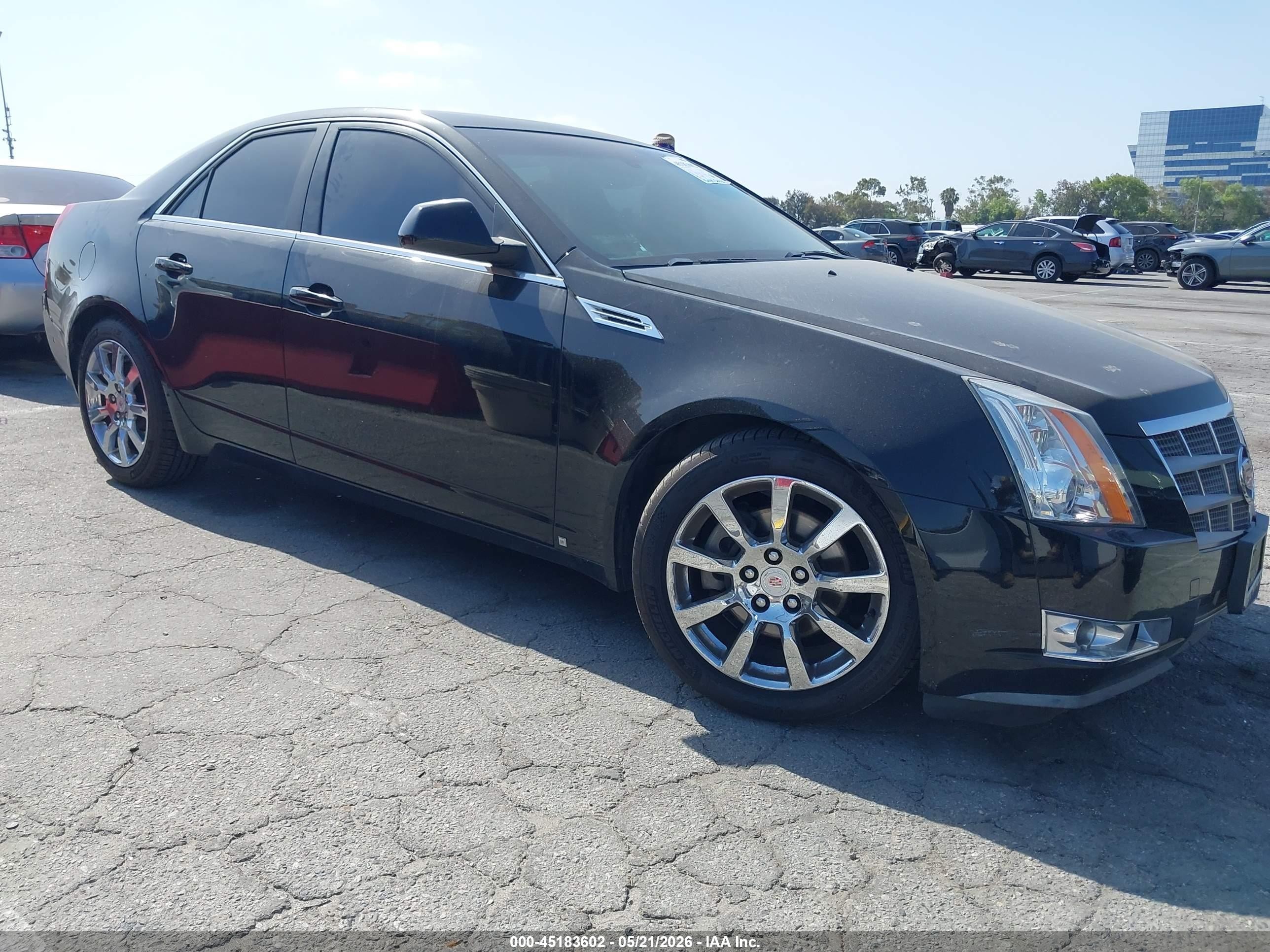 2008 Cadillac Cts Standard Black vin: 1G6DV57V380167064