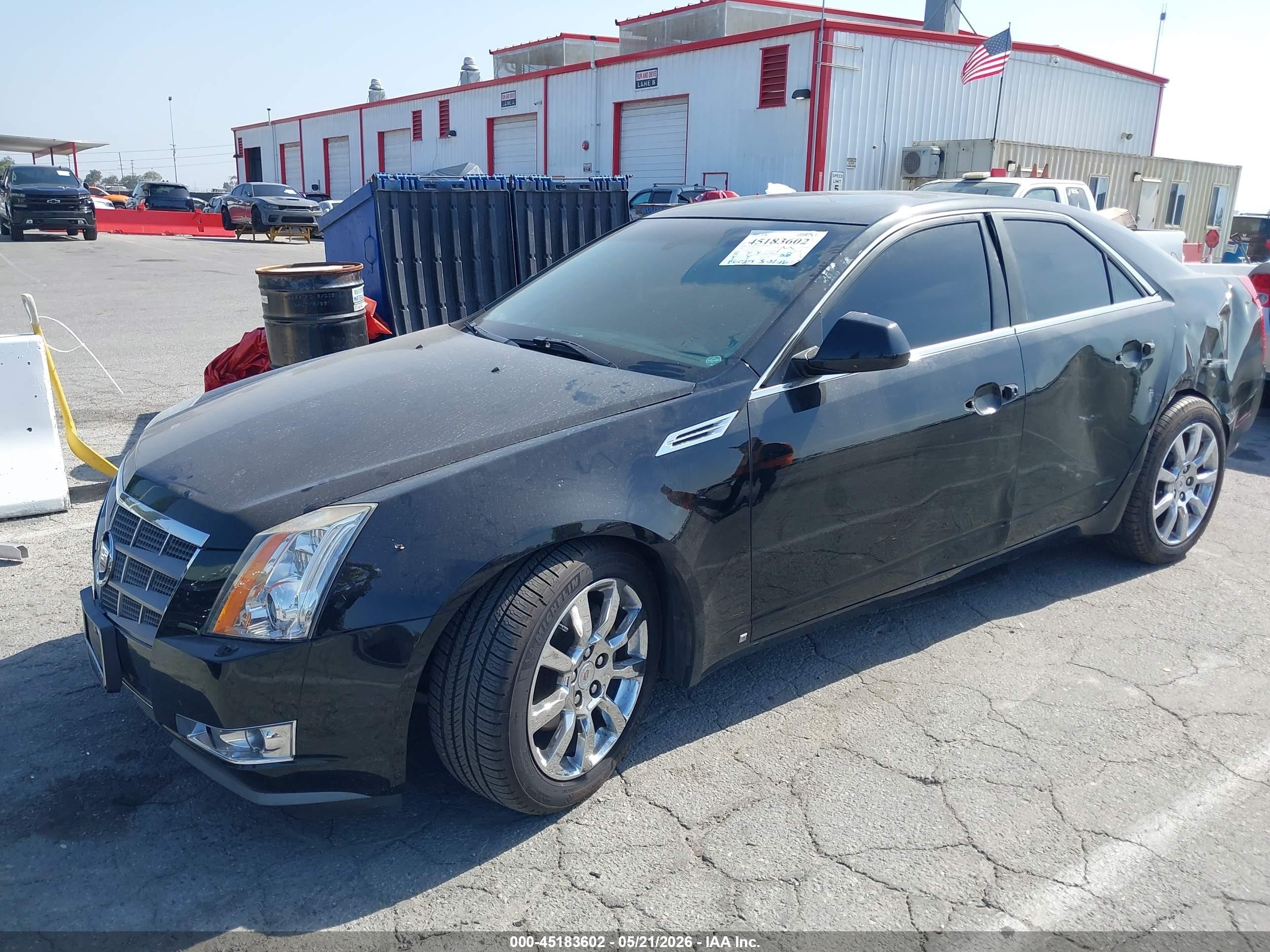 2008 Cadillac Cts Standard Black vin: 1G6DV57V380167064