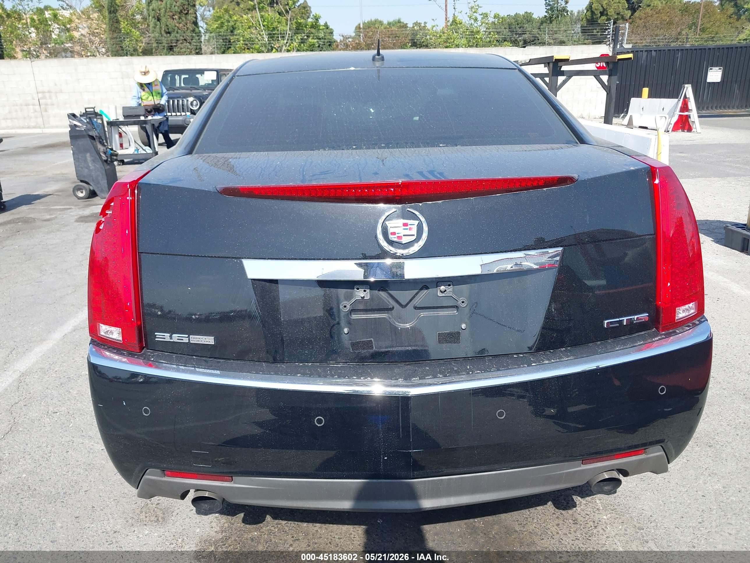 2008 Cadillac Cts Standard Black vin: 1G6DV57V380167064