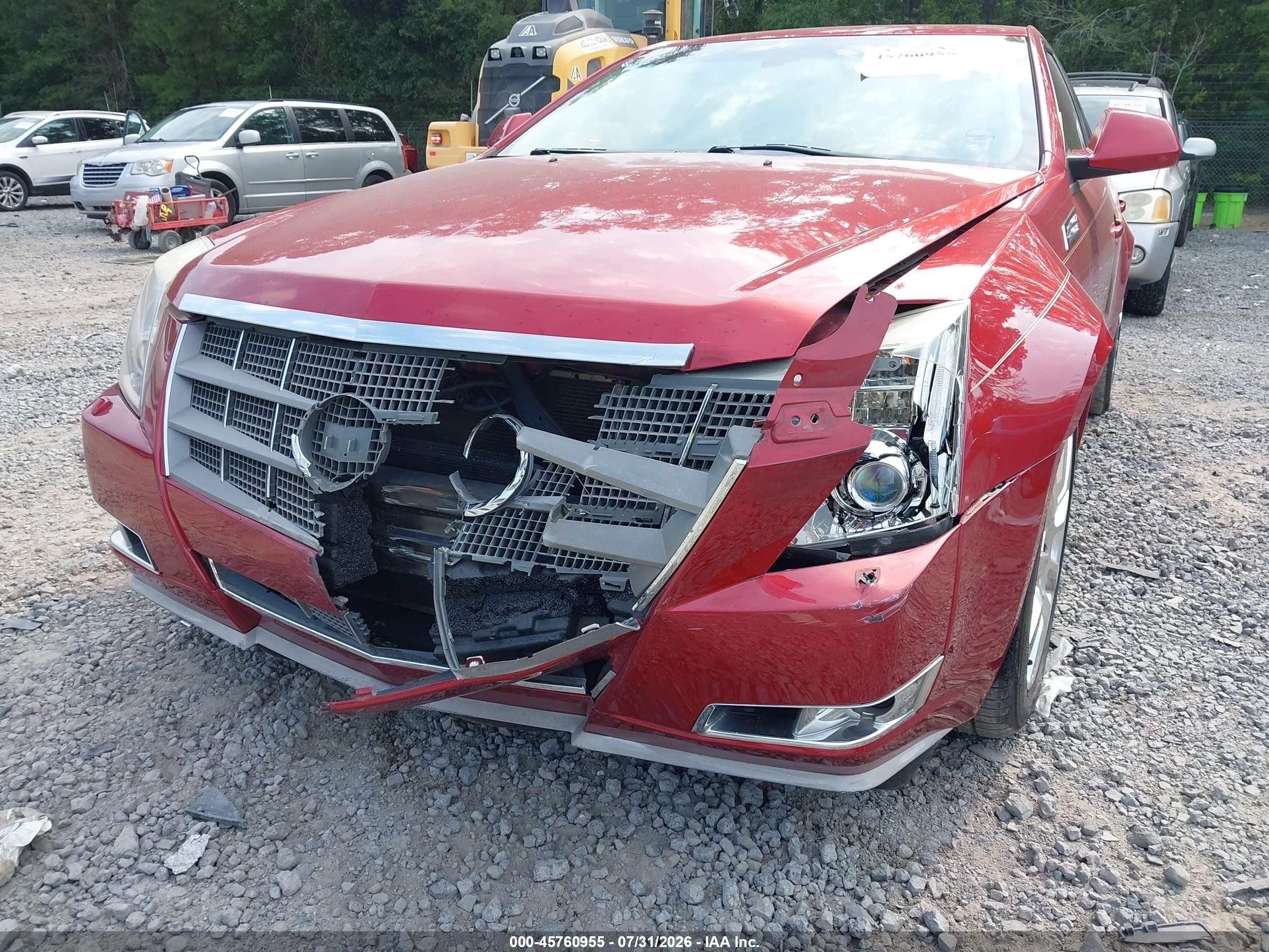 2008 Cadillac Cts Rwd W/1sb Red vin: 1G6DV57V380183023