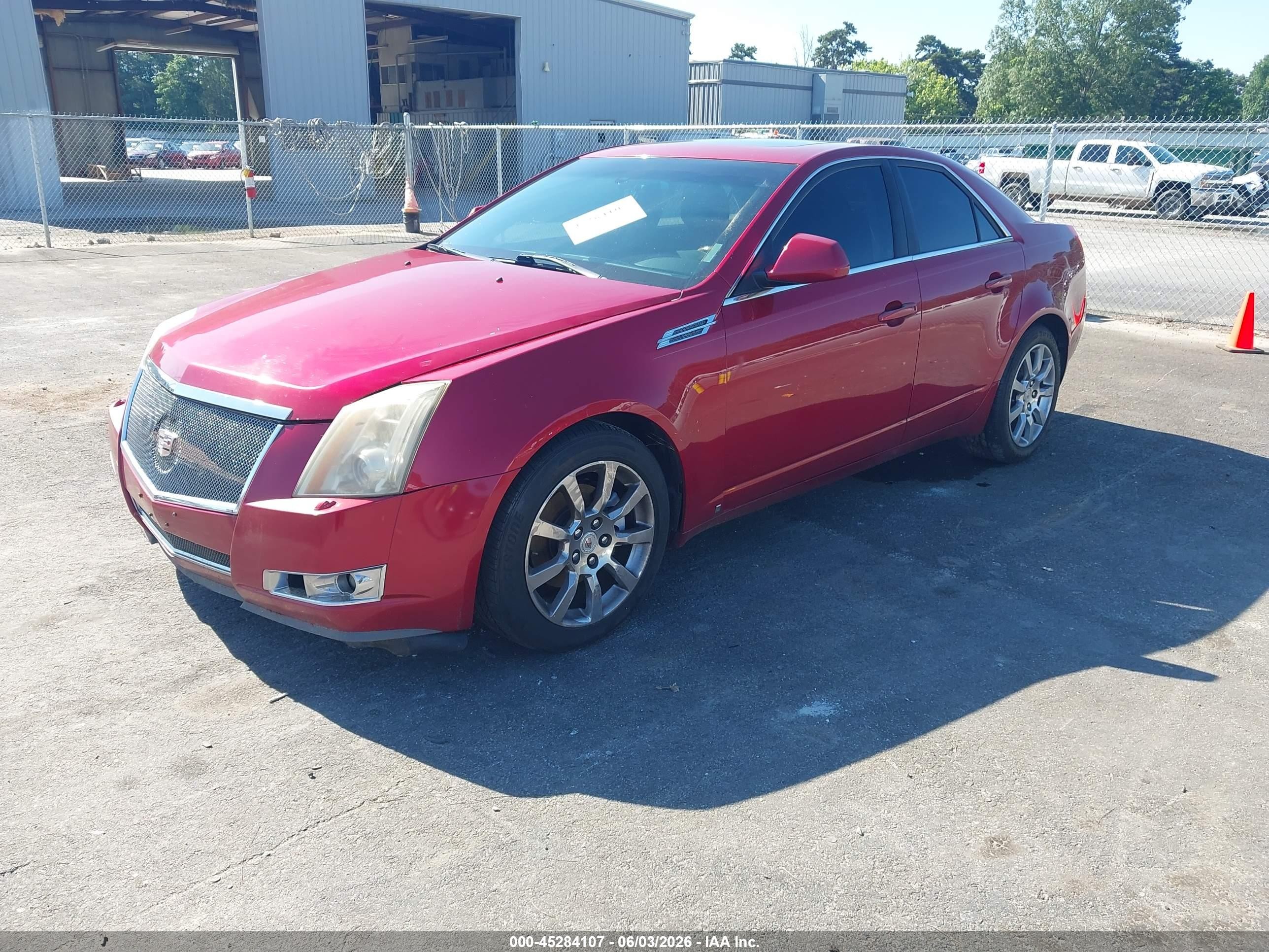 2009 Cadillac Cts Standard Red vin: 1G6DV57V390167230