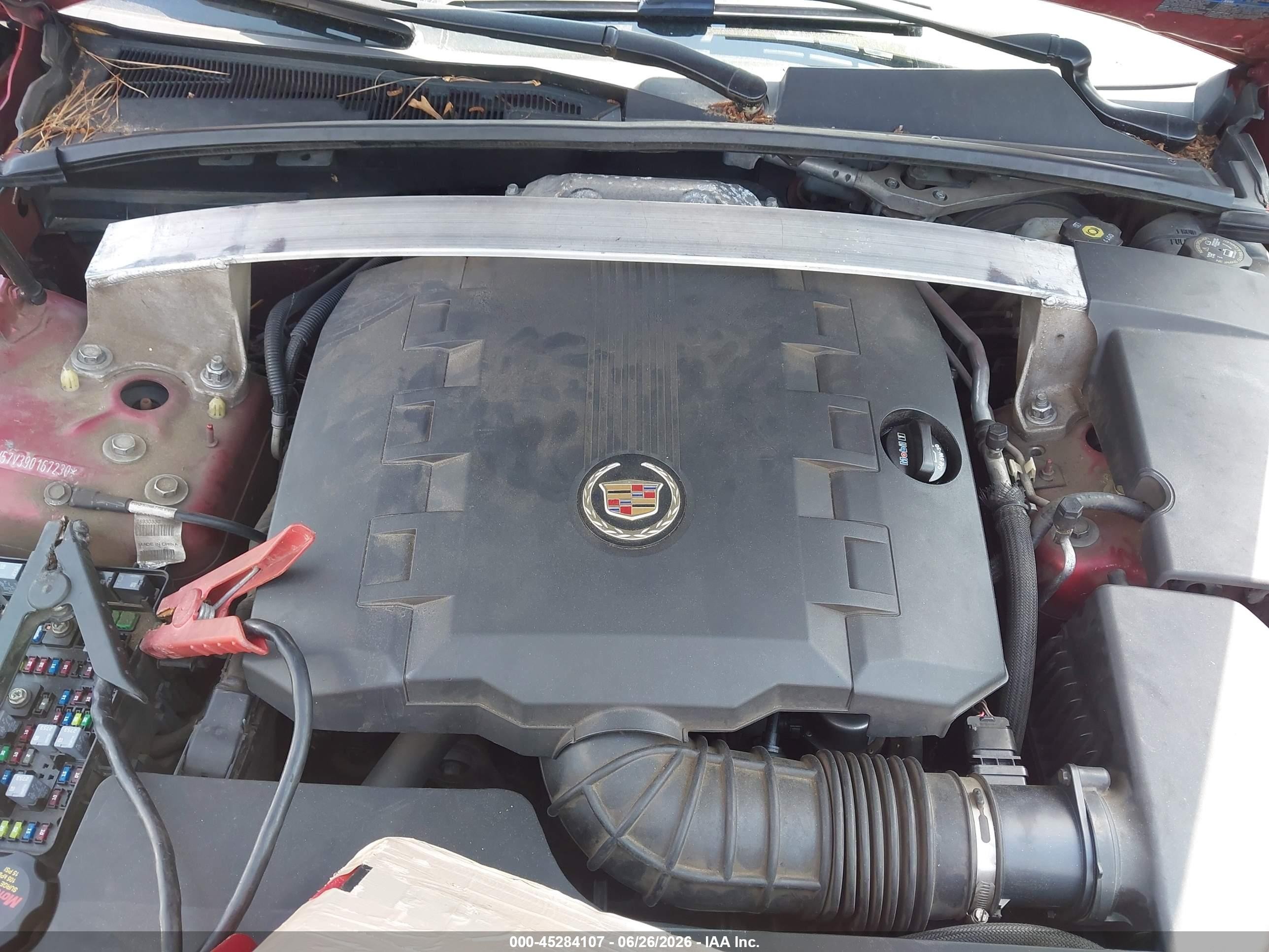 2009 Cadillac Cts Standard Red vin: 1G6DV57V390167230