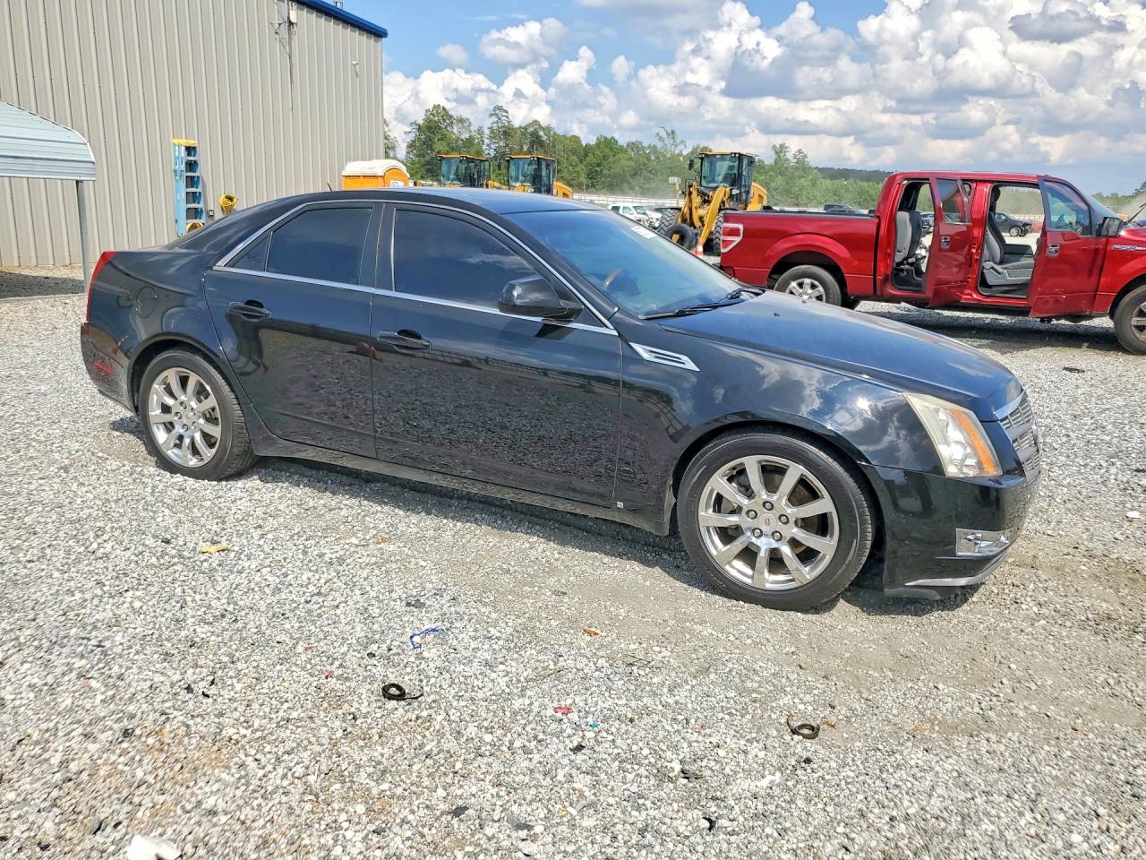 2008 Cadillac Cts Hi Feature V6 Black vin: 1G6DV57V480140052