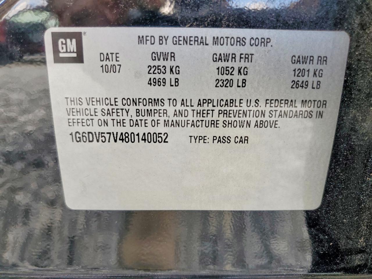 2008 Cadillac Cts Hi Feature V6 Black vin: 1G6DV57V480140052
