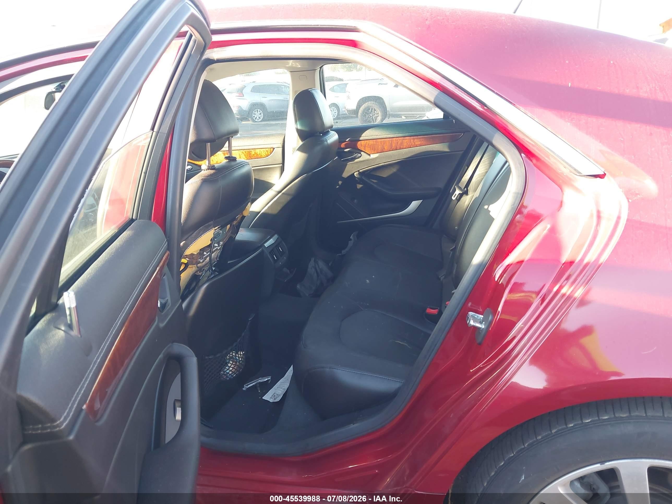2008 Cadillac Cts Rwd W/1sb Red vin: 1G6DV57V480172533