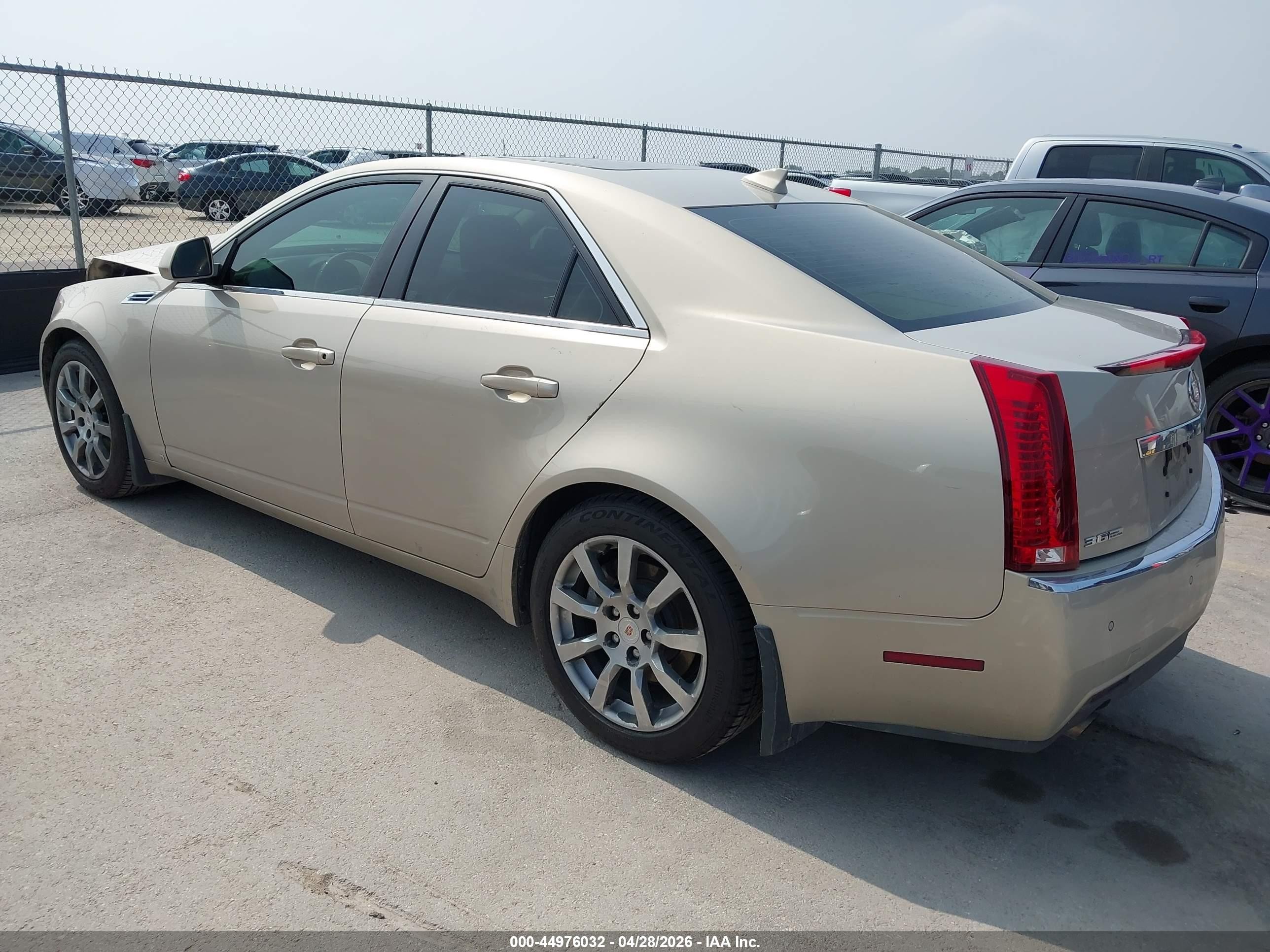 2009 Cadillac Cts Standard Champagne vin: 1G6DV57V490142756