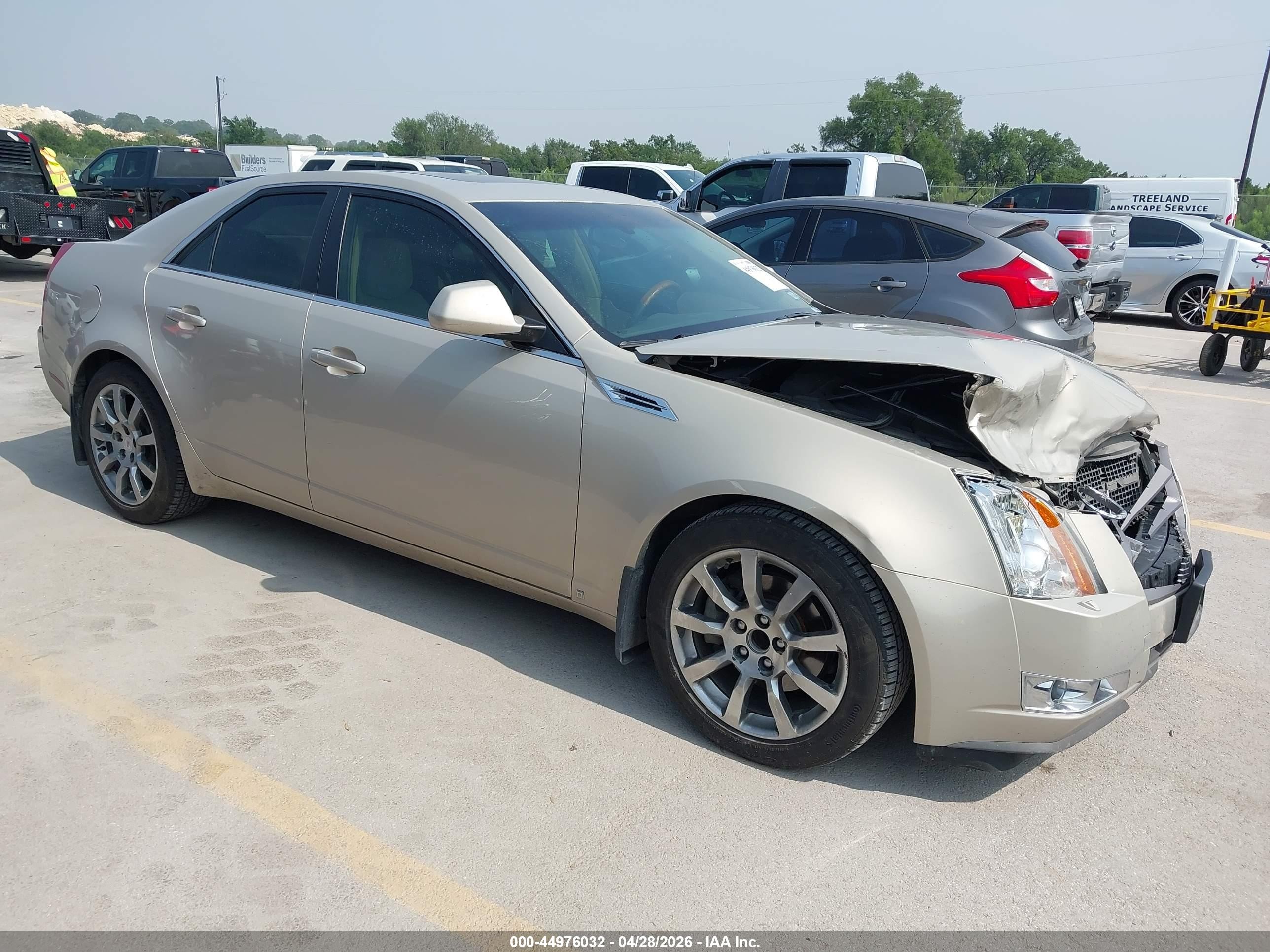 2009 Cadillac Cts Standard Champagne vin: 1G6DV57V490142756