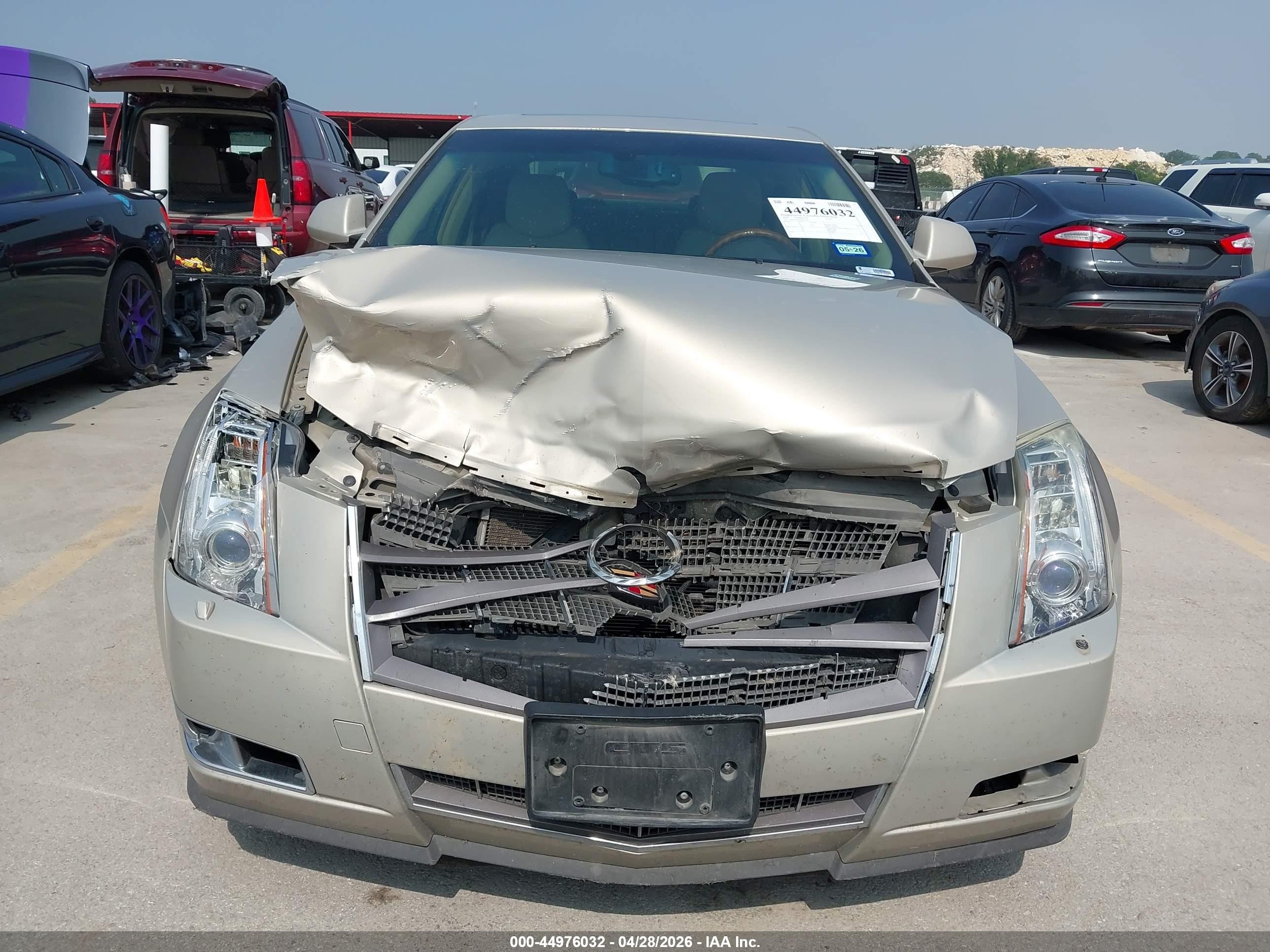 2009 Cadillac Cts Standard Champagne vin: 1G6DV57V490142756