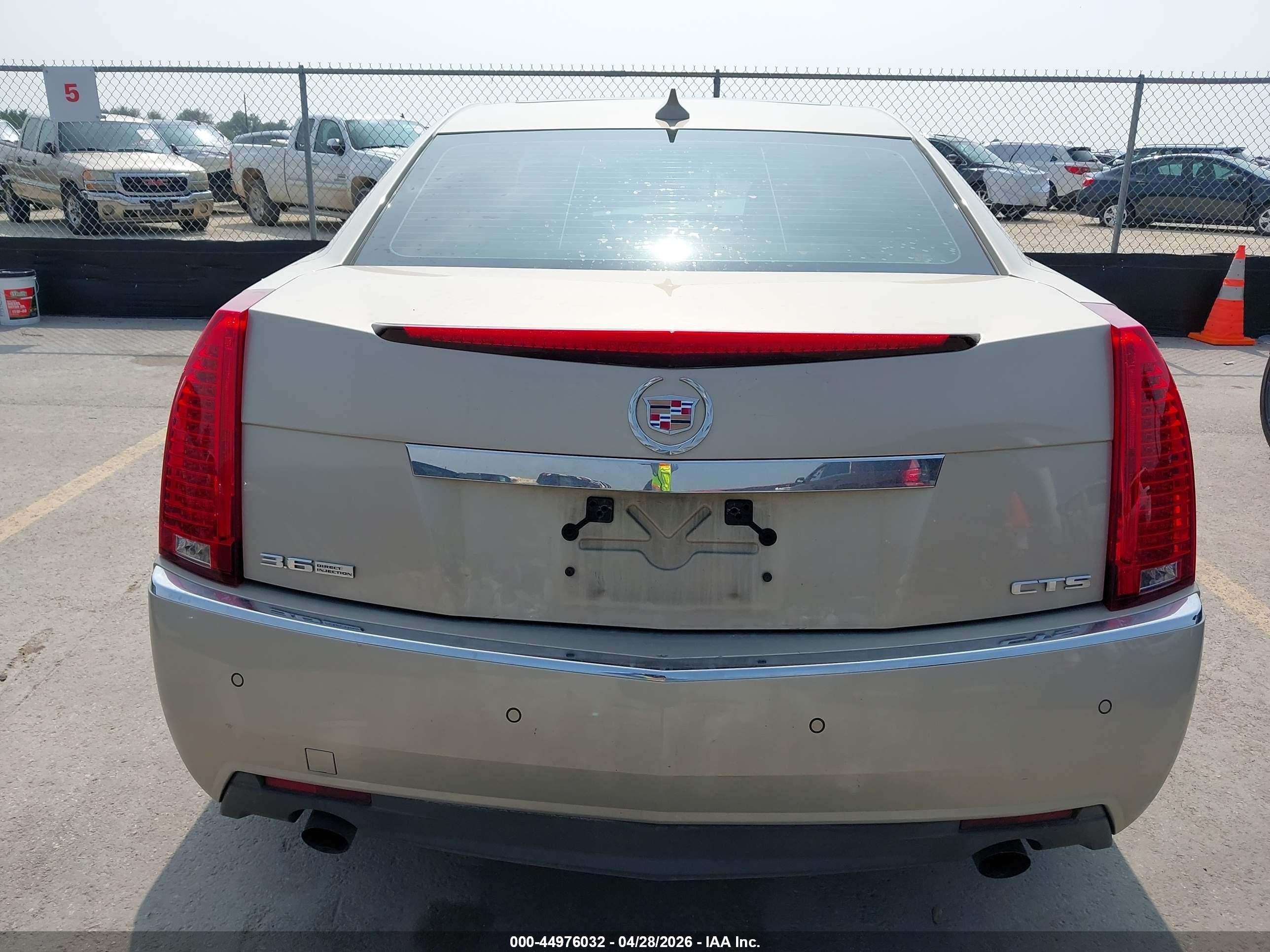 2009 Cadillac Cts Standard Champagne vin: 1G6DV57V490142756