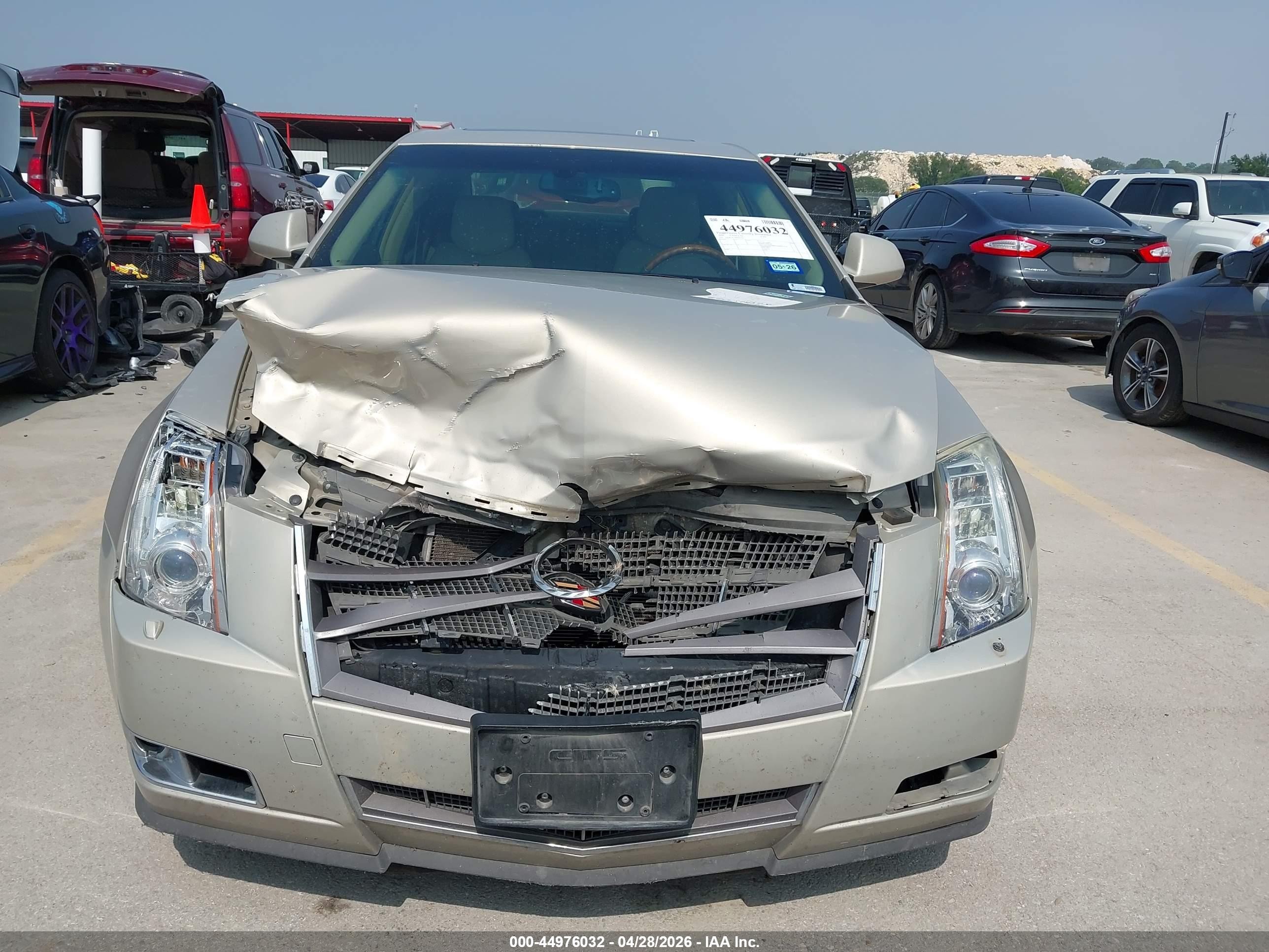 2009 Cadillac Cts Standard Champagne vin: 1G6DV57V490142756