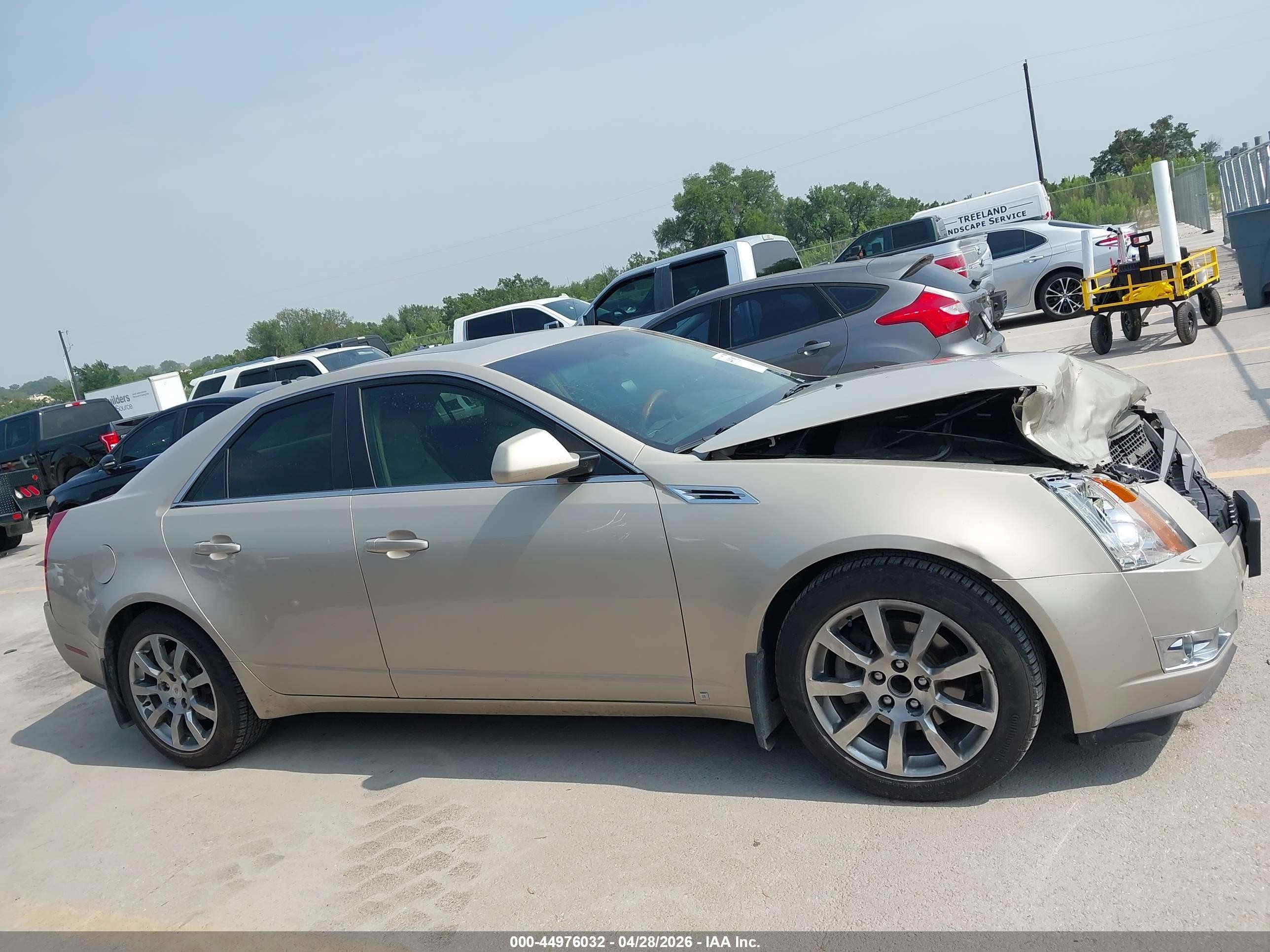 2009 Cadillac Cts Standard Champagne vin: 1G6DV57V490142756
