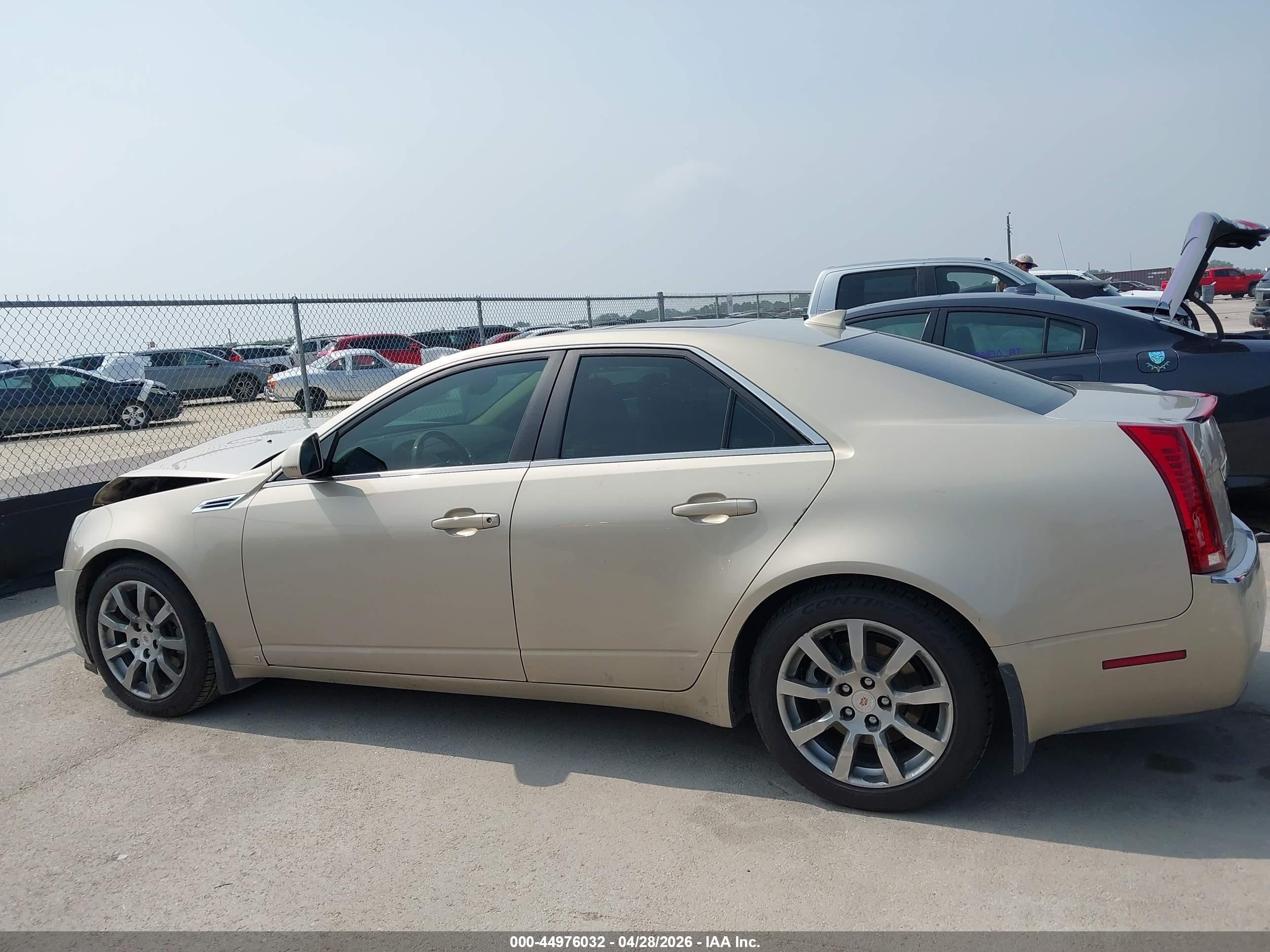 2009 Cadillac Cts Standard Champagne vin: 1G6DV57V490142756