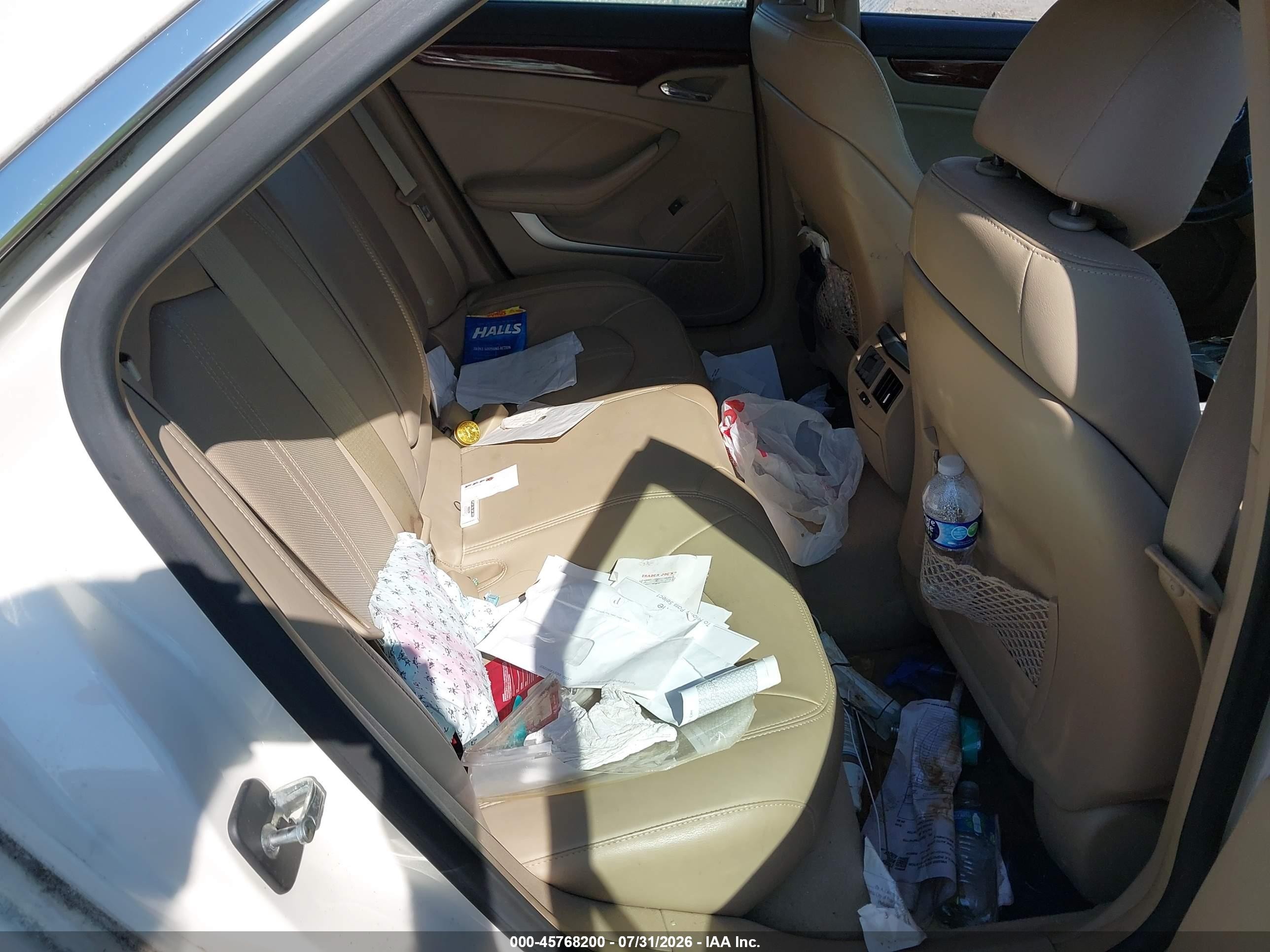 2008 Cadillac Cts Standard Белый vin: 1G6DV57V580167776