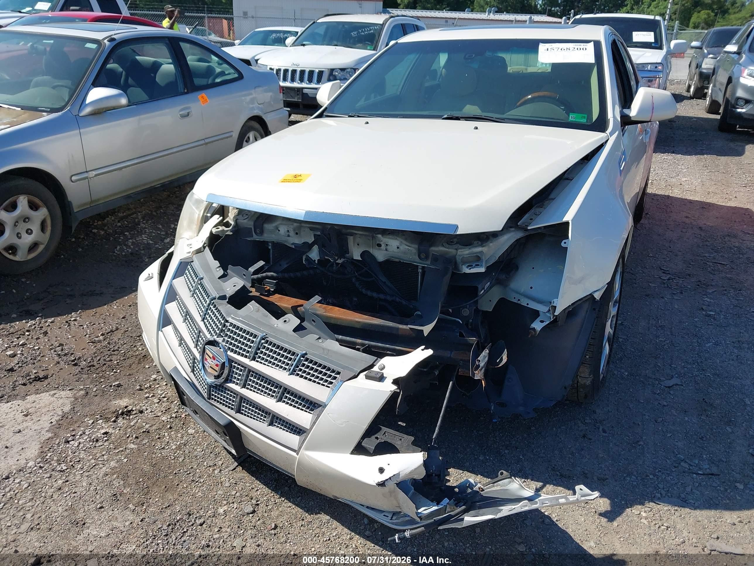 2008 Cadillac Cts Standard Белый vin: 1G6DV57V580167776