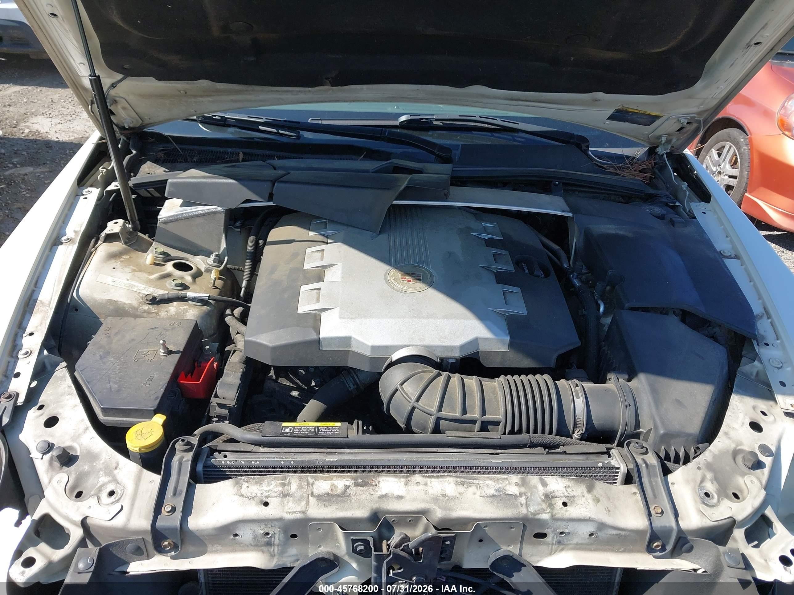 2008 Cadillac Cts Standard Белый vin: 1G6DV57V580167776