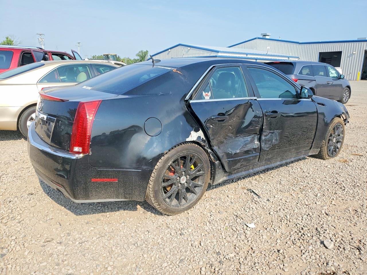 2008 Cadillac Cts Hi Feature V6 Черный vin: 1G6DV57V580191611