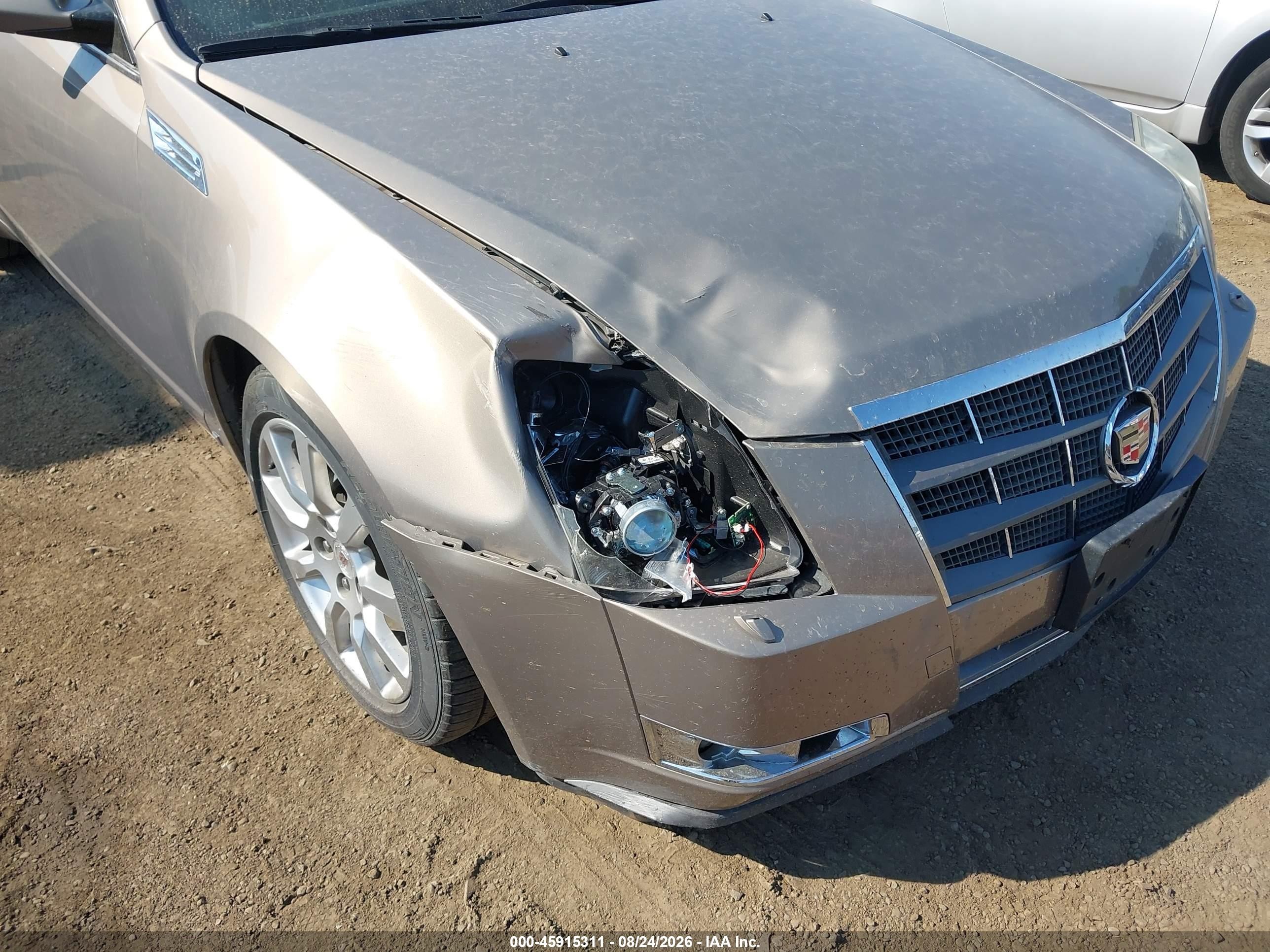 2008 Cadillac Cts Rwd W/1sb Gold vin: 1G6DV57V680140103