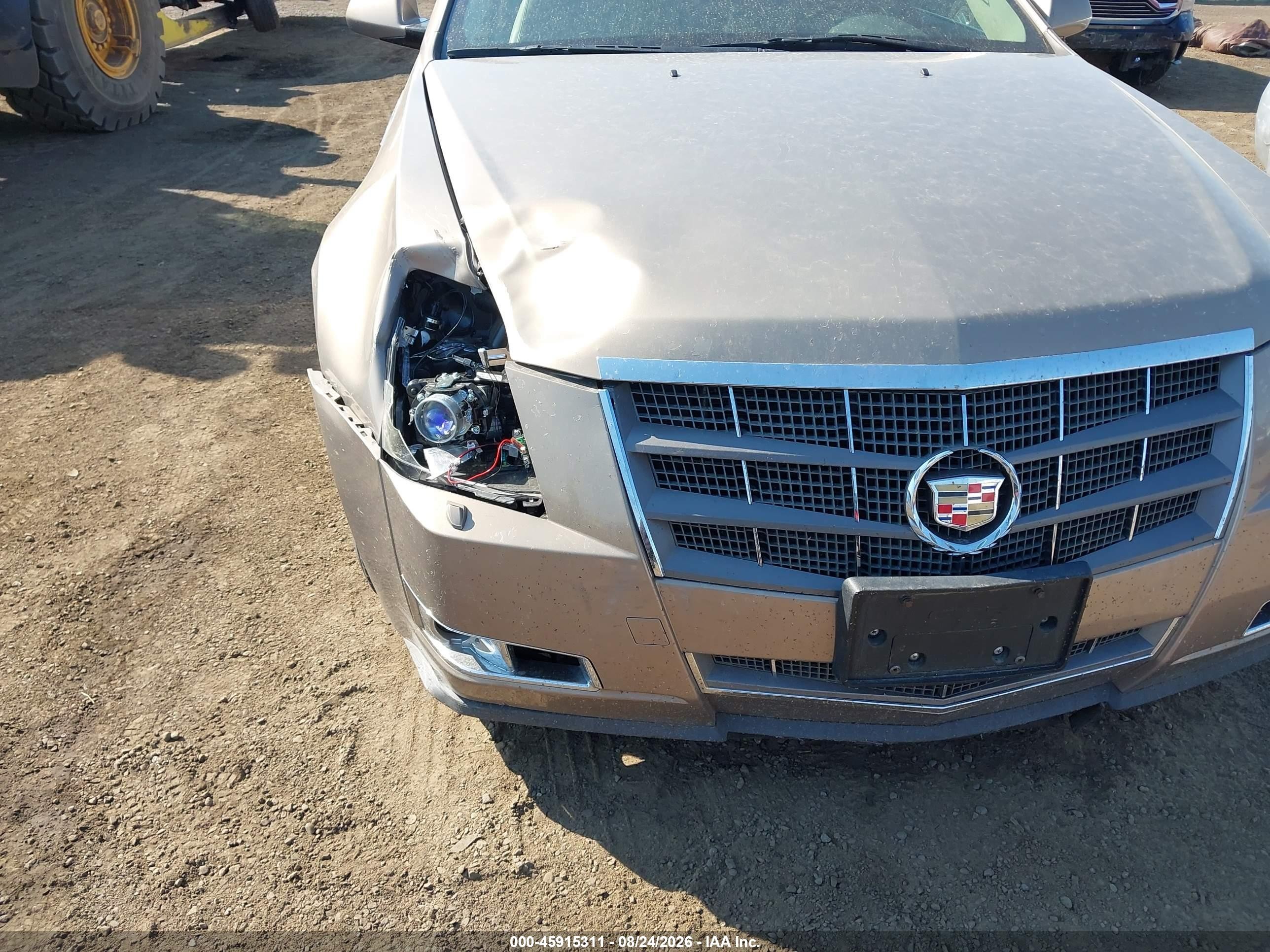 2008 Cadillac Cts Rwd W/1sb Gold vin: 1G6DV57V680140103