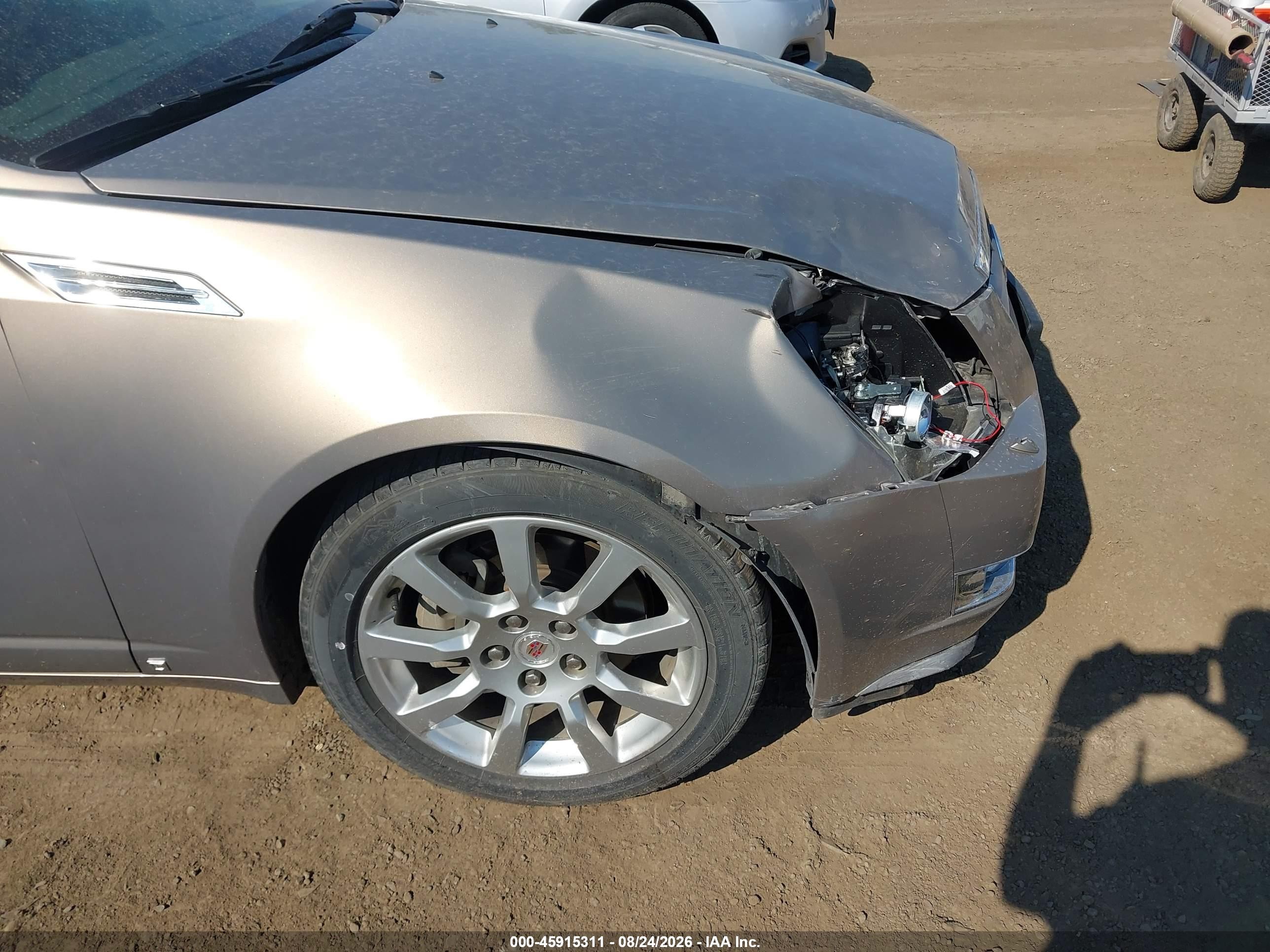 2008 Cadillac Cts Rwd W/1sb Gold vin: 1G6DV57V680140103