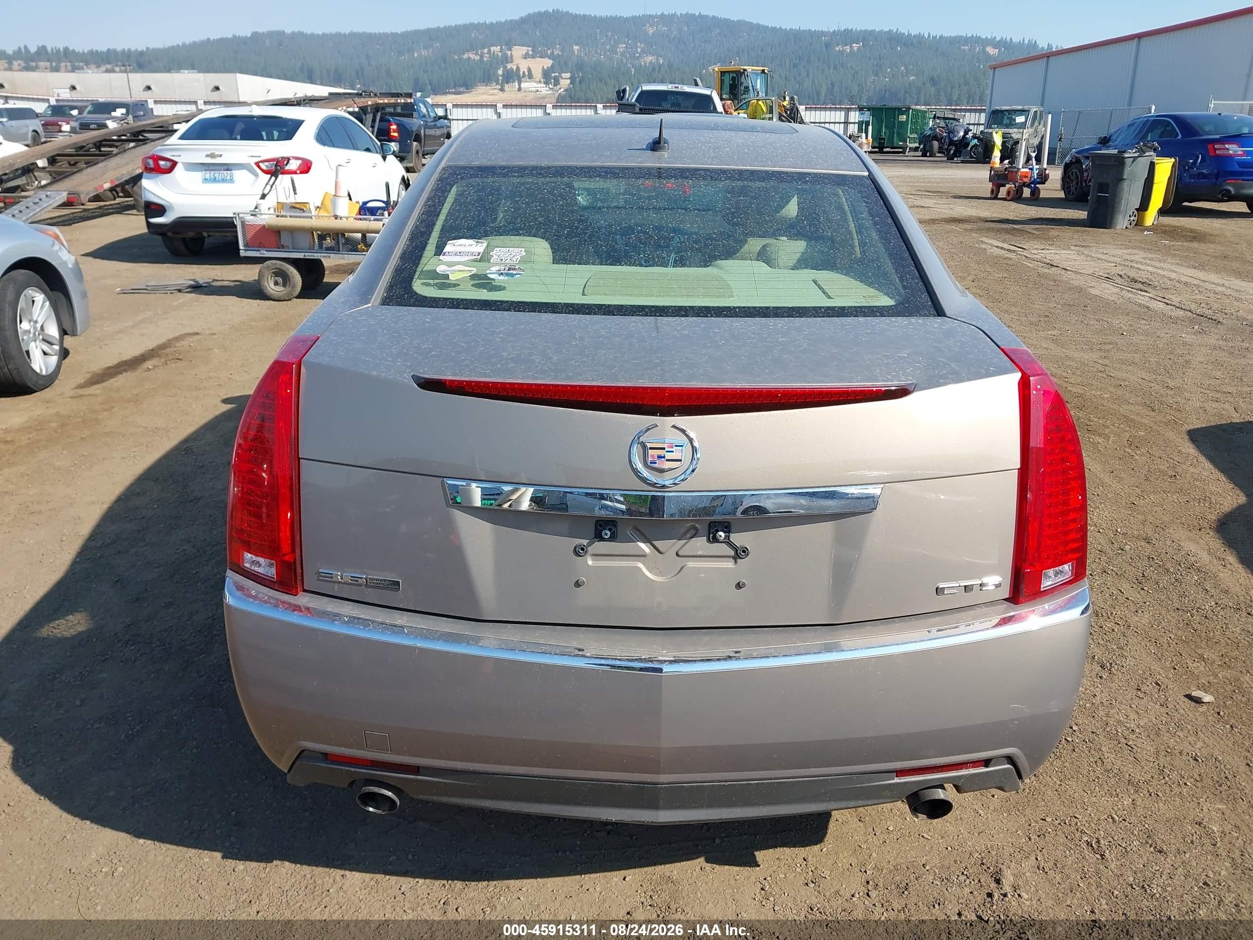 2008 Cadillac Cts Rwd W/1sb Gold vin: 1G6DV57V680140103