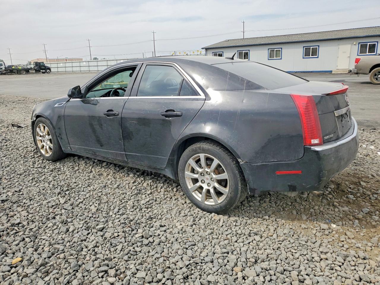 2008 Cadillac Cts Hi Feature V6 Black vin: 1G6DV57V680151327