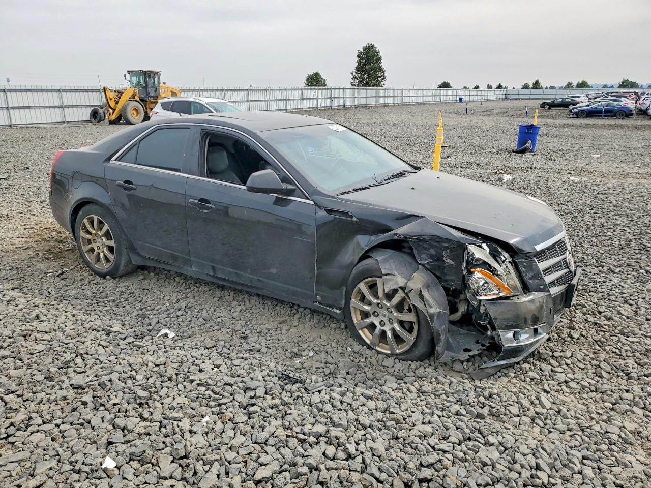 2008 Cadillac Cts Hi Feature V6 Black vin: 1G6DV57V680151327