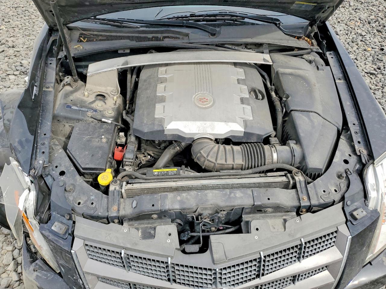2008 Cadillac Cts Hi Feature V6 Black vin: 1G6DV57V680151327