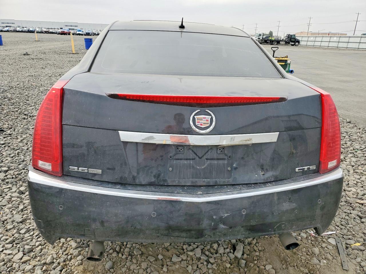 2008 Cadillac Cts Hi Feature V6 Black vin: 1G6DV57V680151327