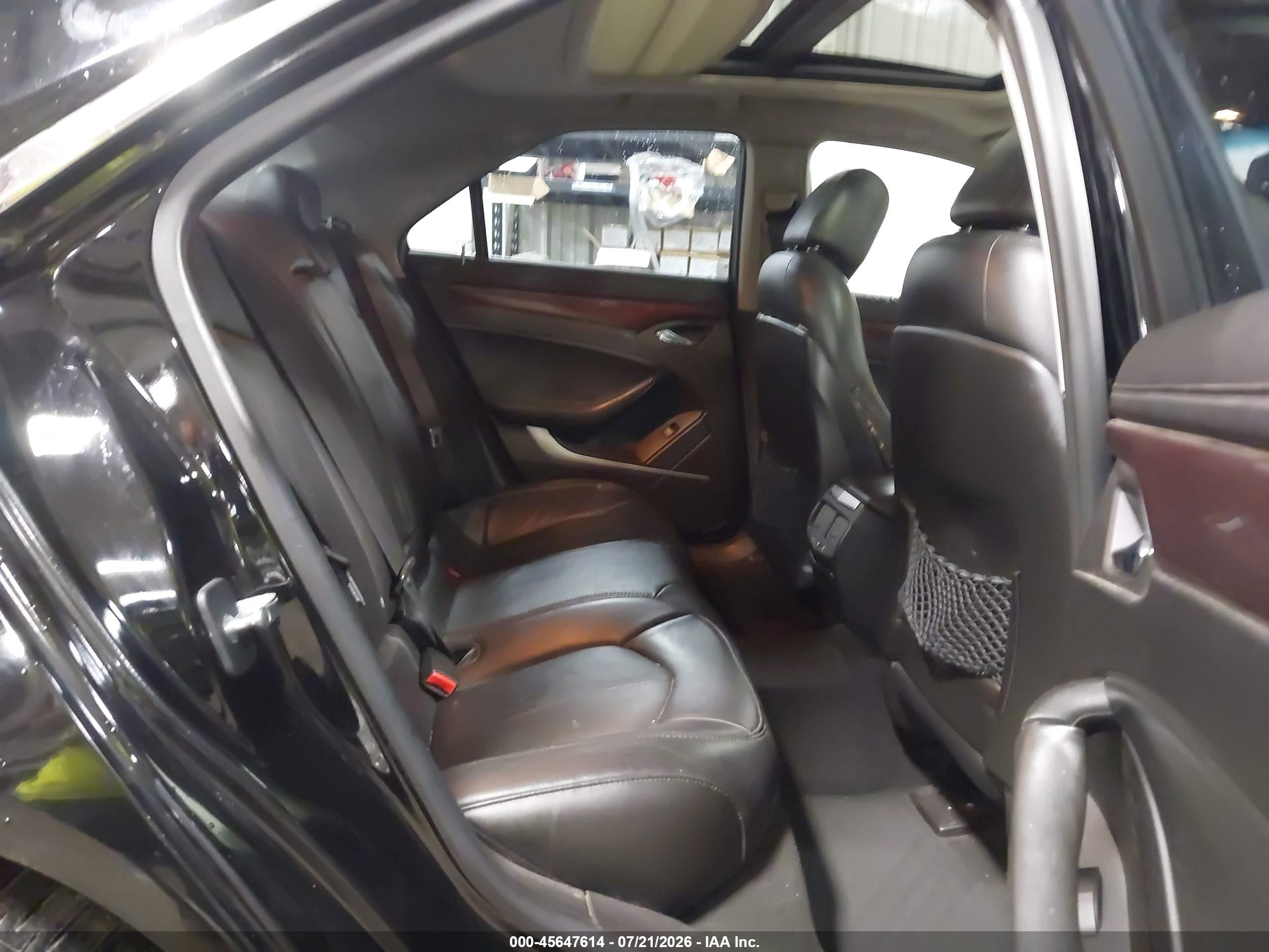 2009 Cadillac Cts Rwd W/1sb Black vin: 1G6DV57V690106079