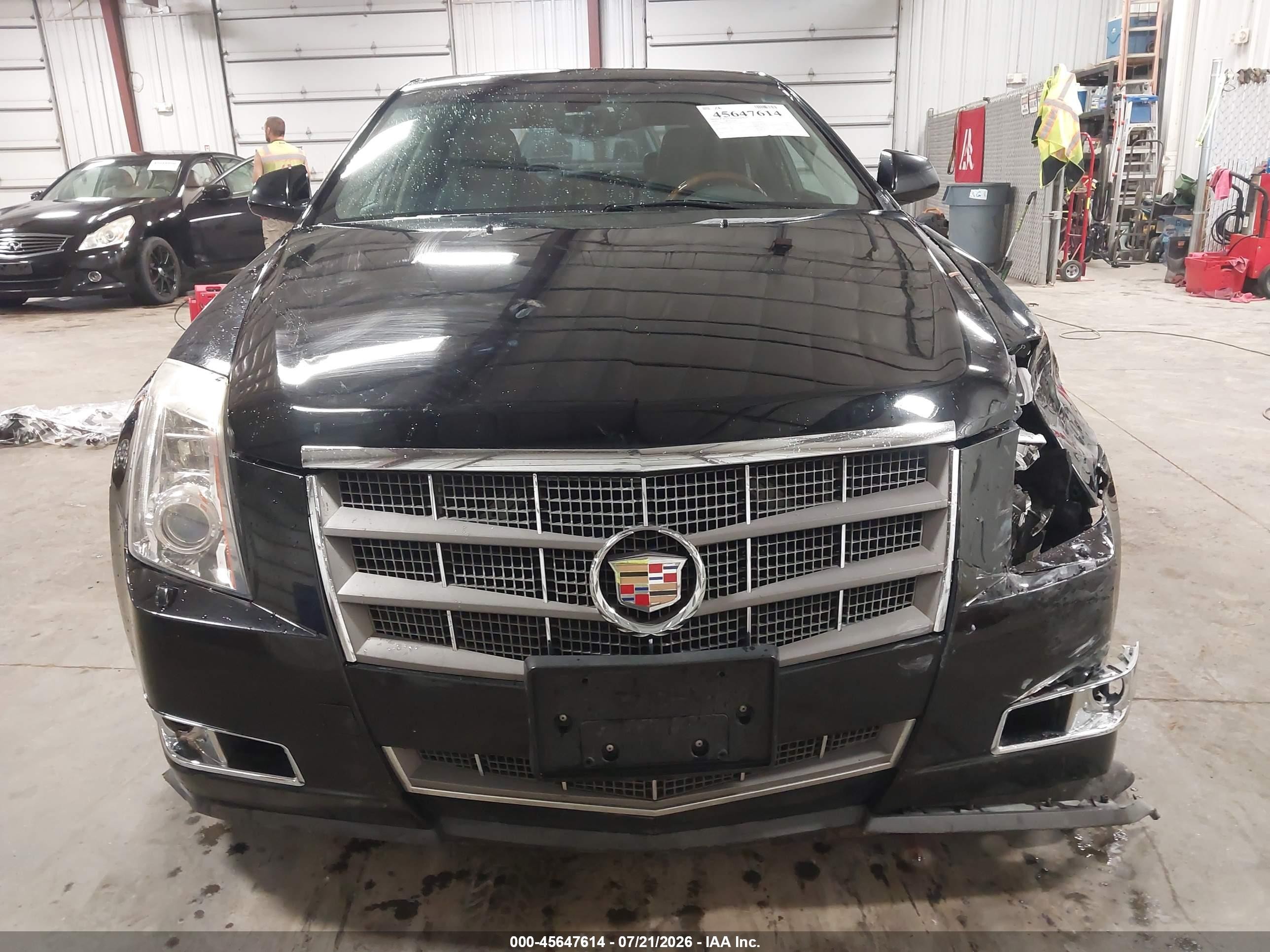 2009 Cadillac Cts Rwd W/1sb Black vin: 1G6DV57V690106079