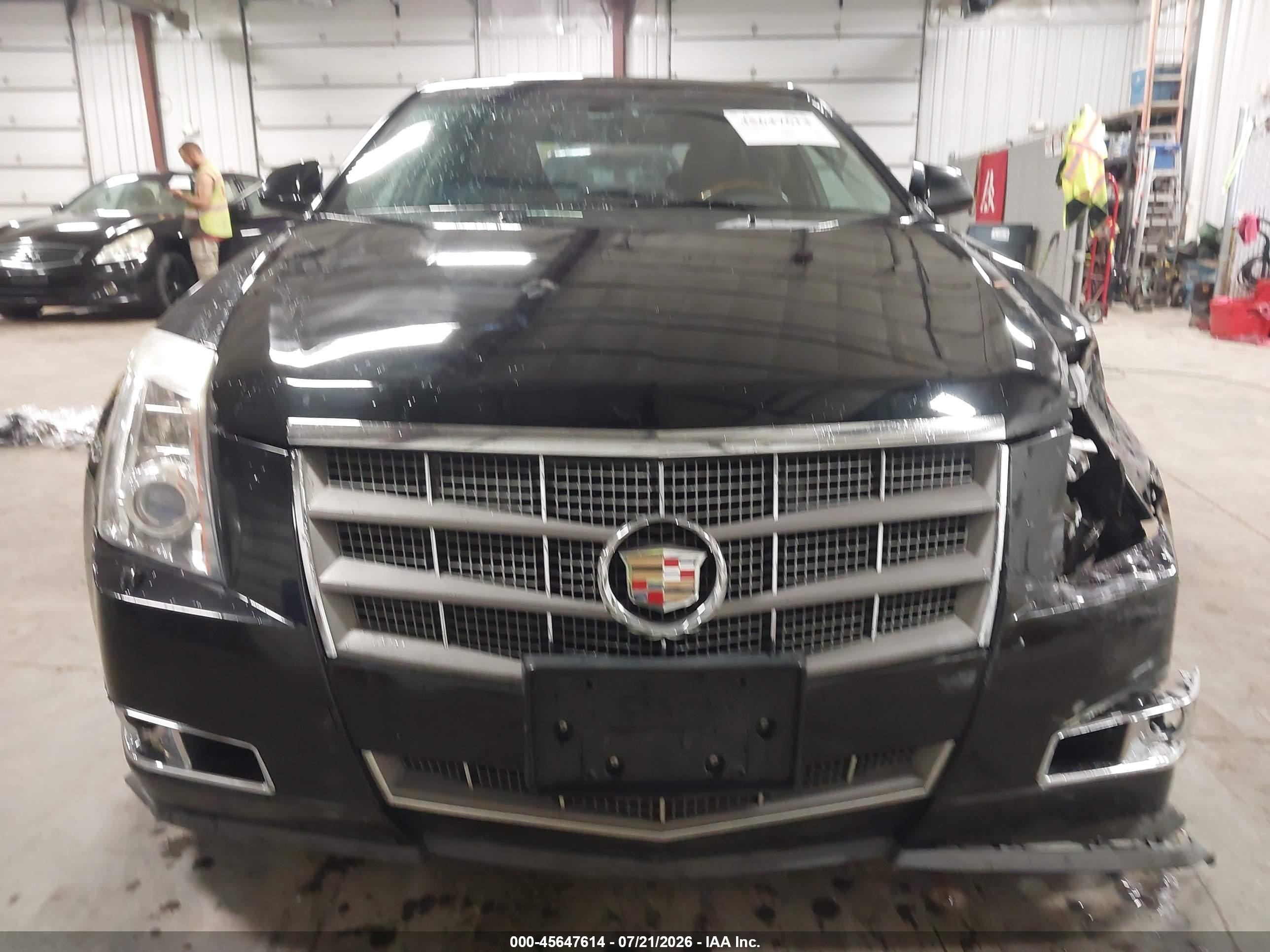 2009 Cadillac Cts Rwd W/1sb Black vin: 1G6DV57V690106079