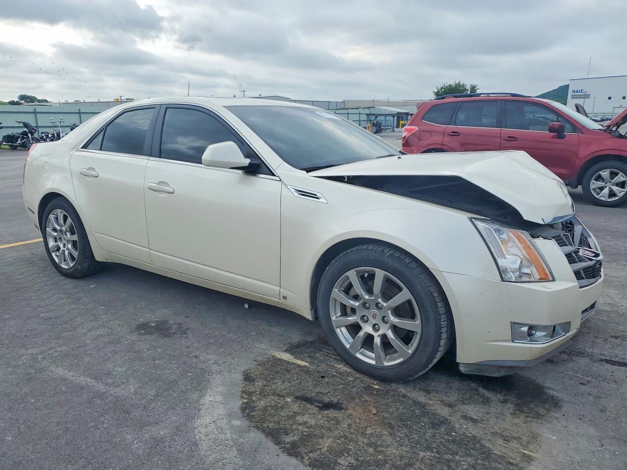 2009 Cadillac Cts Hi Feature V6 Cream vin: 1G6DV57V690153211