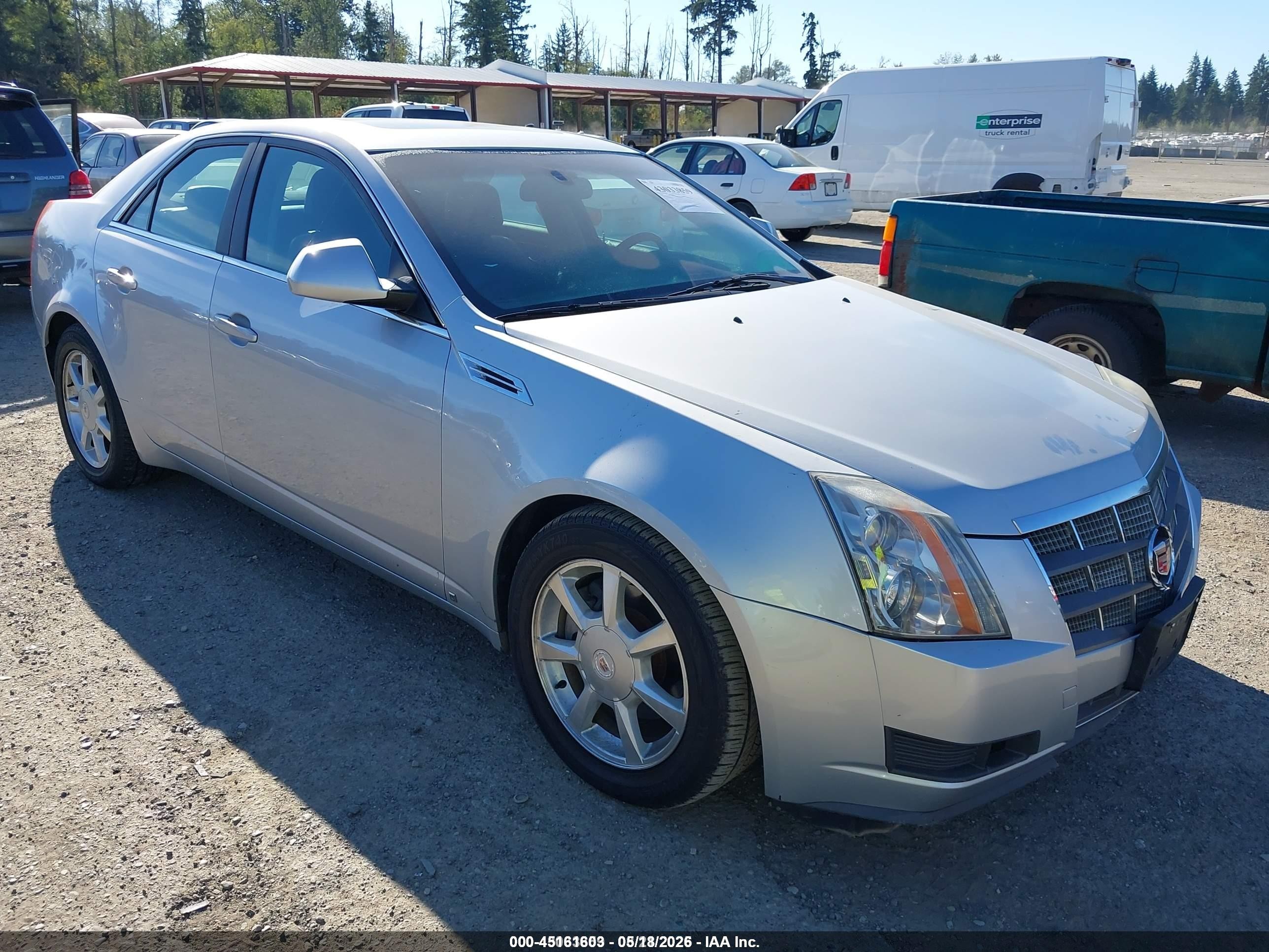 2009 Cadillac Cts Standard Silver vin: 1G6DV57V790124879