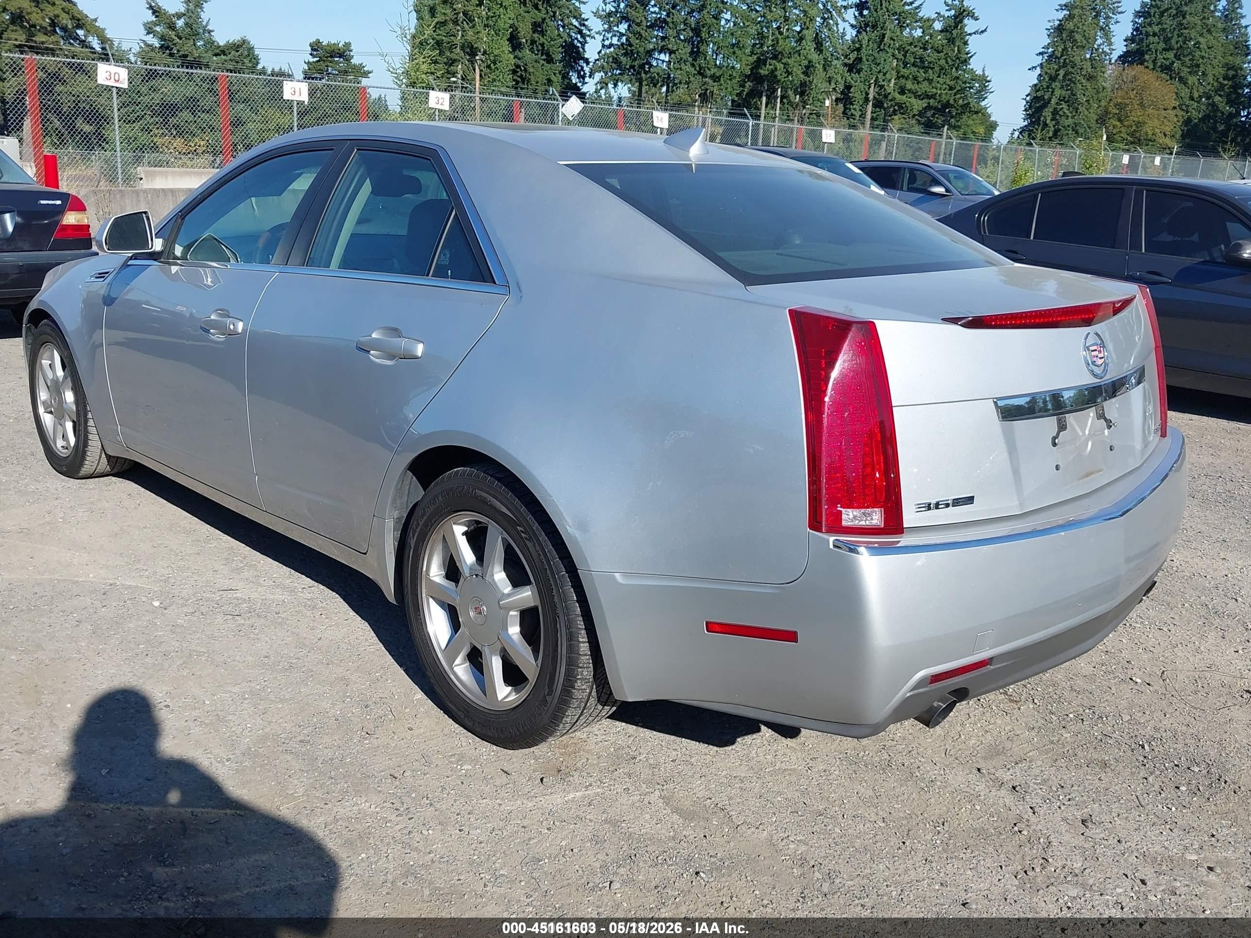 2009 Cadillac Cts Standard Silver vin: 1G6DV57V790124879