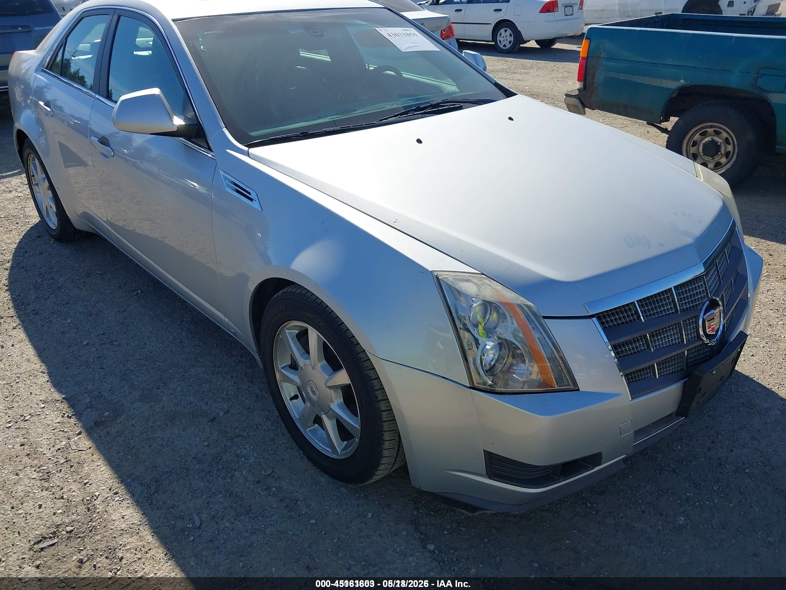 2009 Cadillac Cts Standard Silver vin: 1G6DV57V790124879