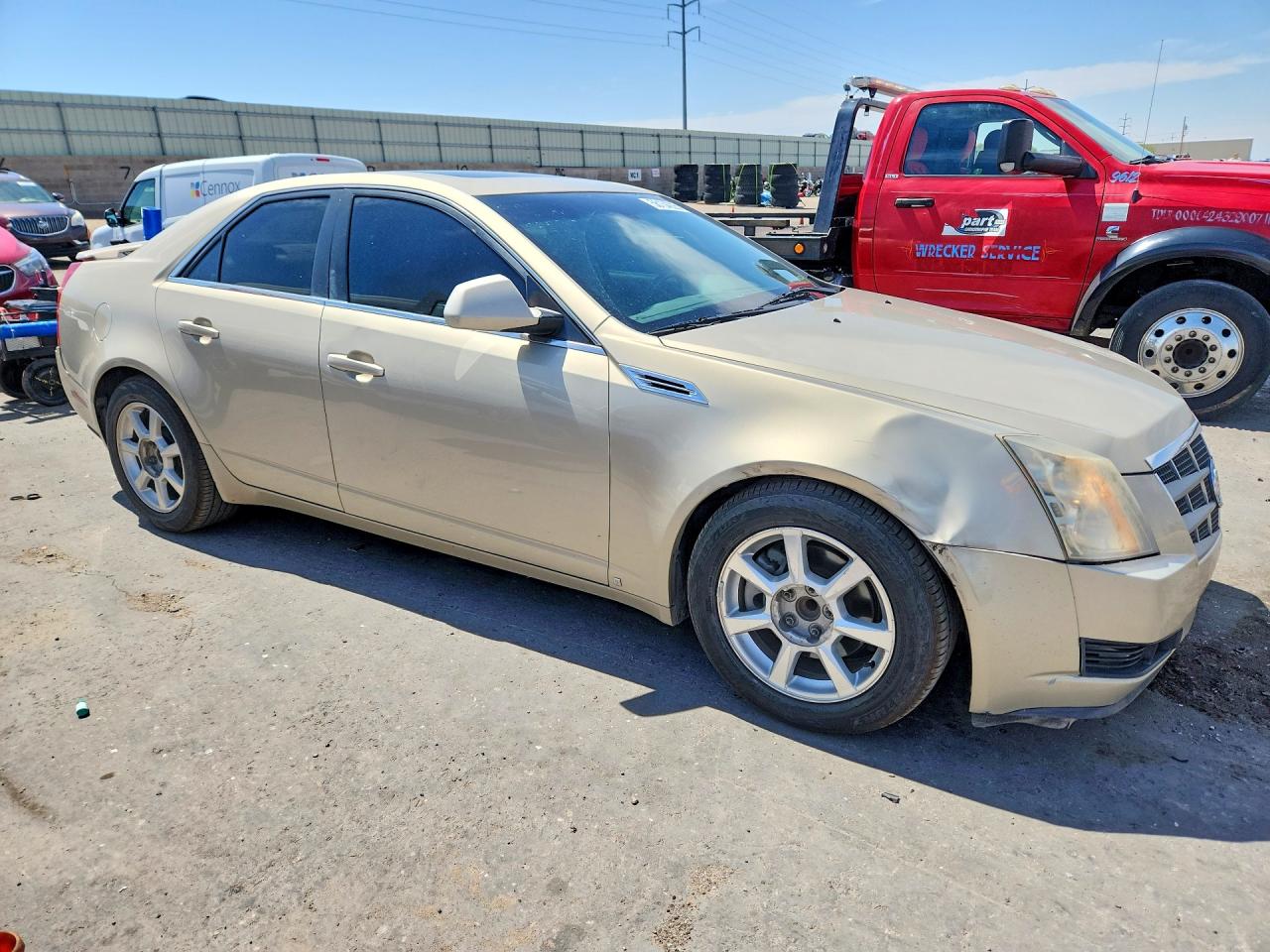 2008 Cadillac Cts Hi Feature V6 Gold vin: 1G6DV57V880159431