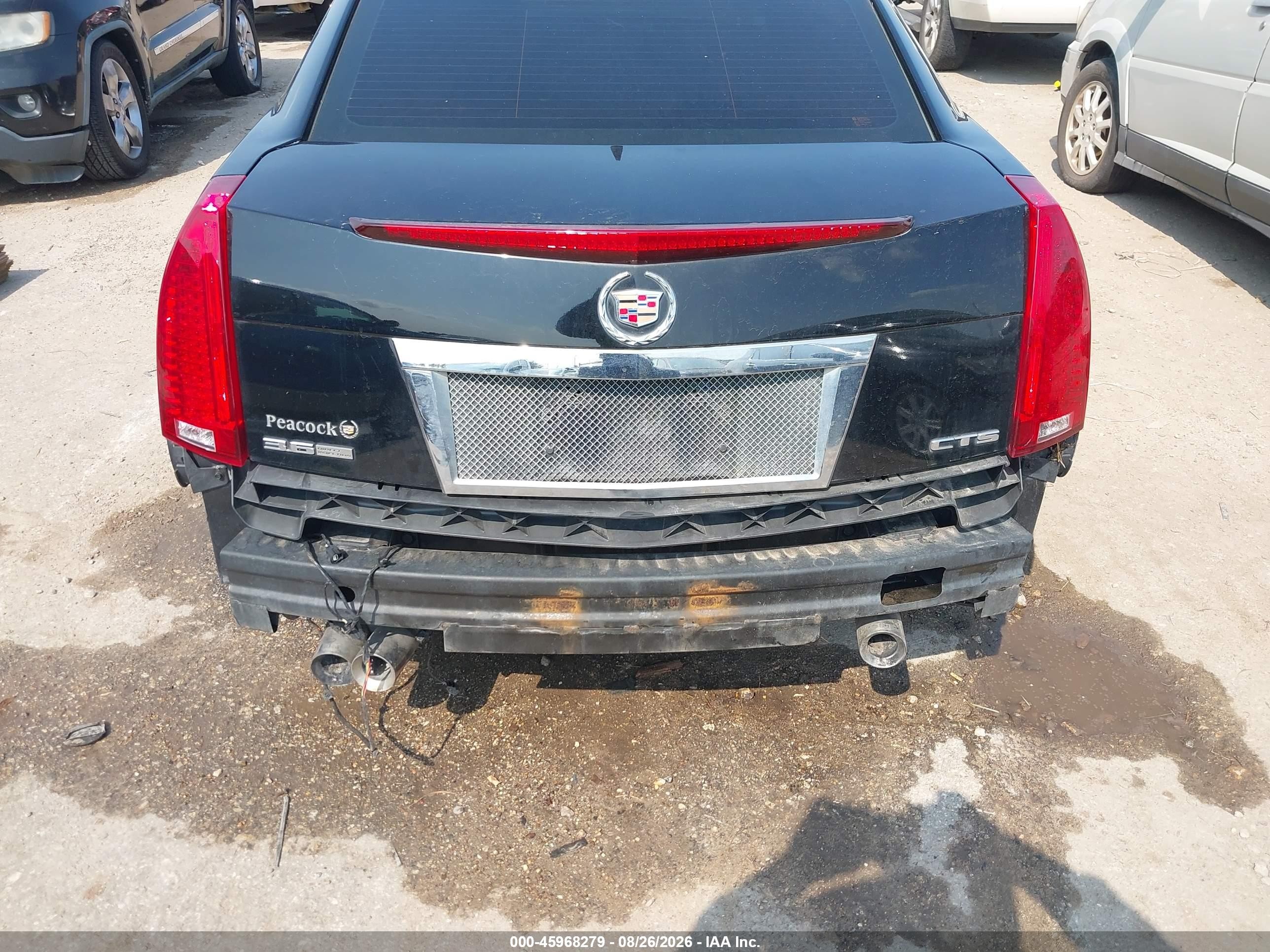 2009 Cadillac Cts Standard Black vin: 1G6DV57V990108652