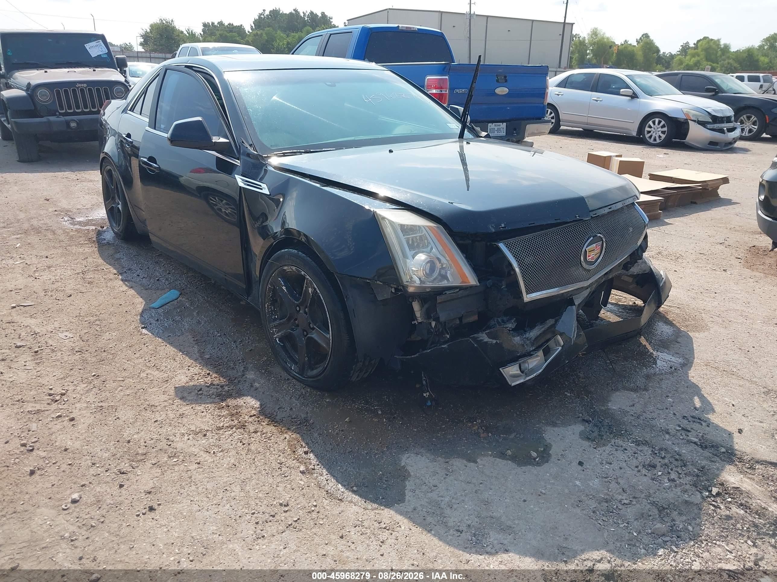 2009 Cadillac Cts Standard Black vin: 1G6DV57V990108652