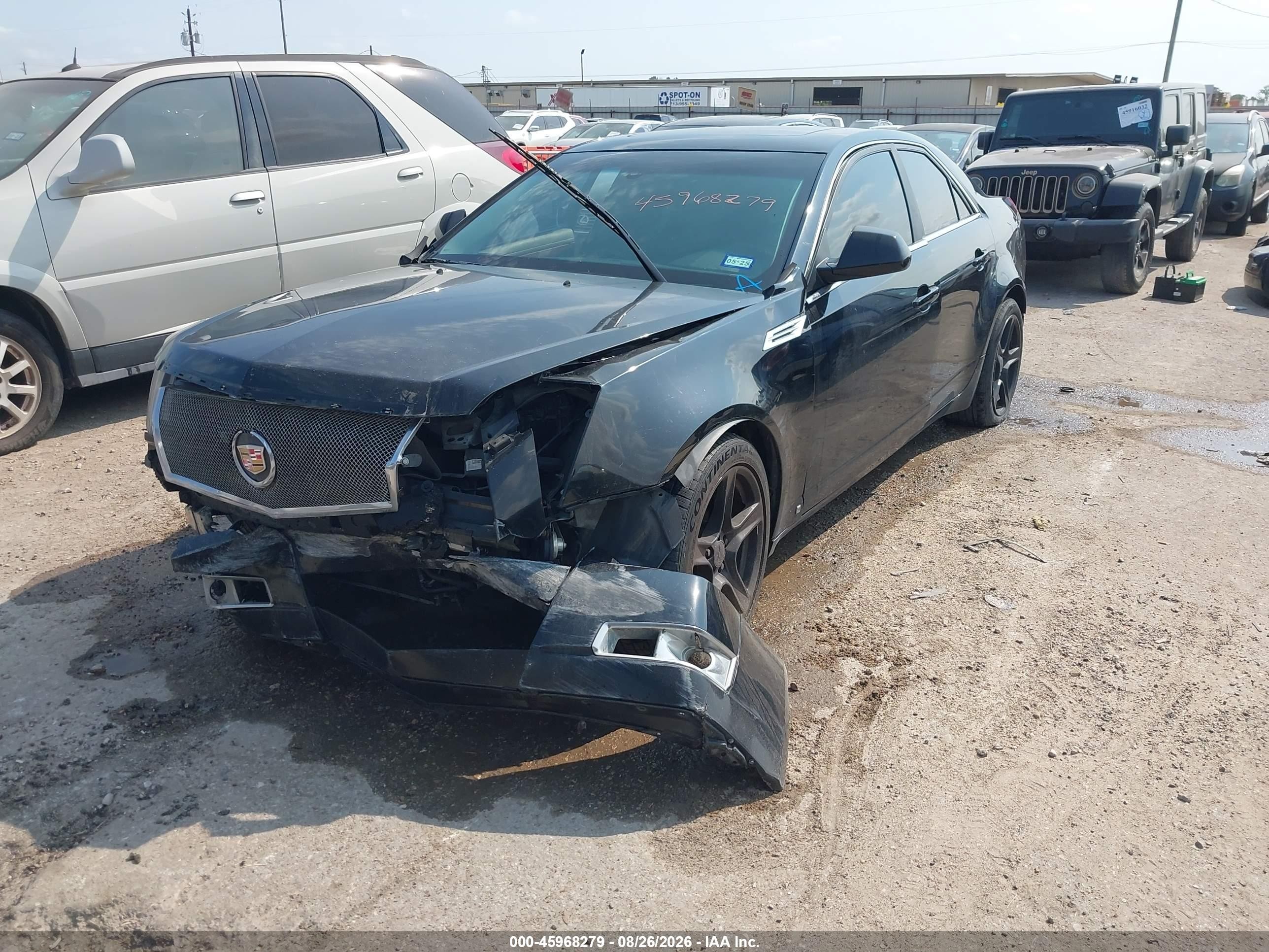 2009 Cadillac Cts Standard Black vin: 1G6DV57V990108652