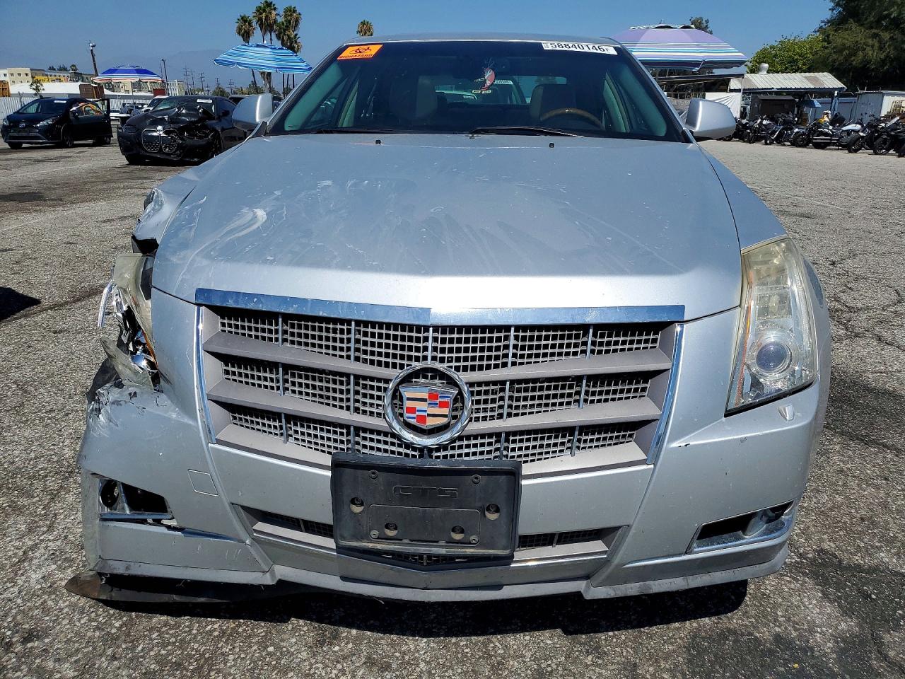 2009 Cadillac Cts Hi Feature V6 Silver vin: 1G6DV57V990116119