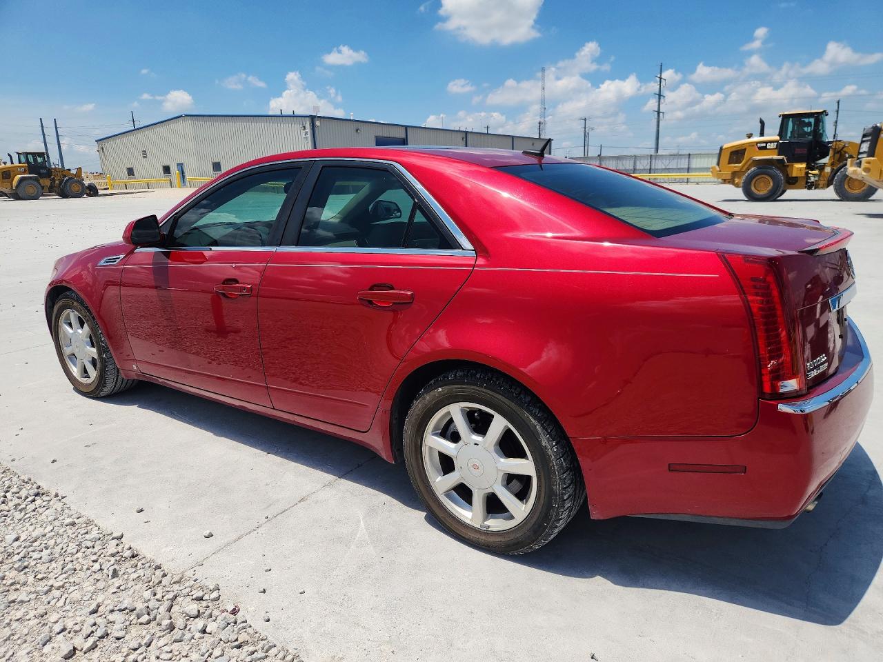 2008 Cadillac Cts Hi Feature V6 Red vin: 1G6DV57VX80167417