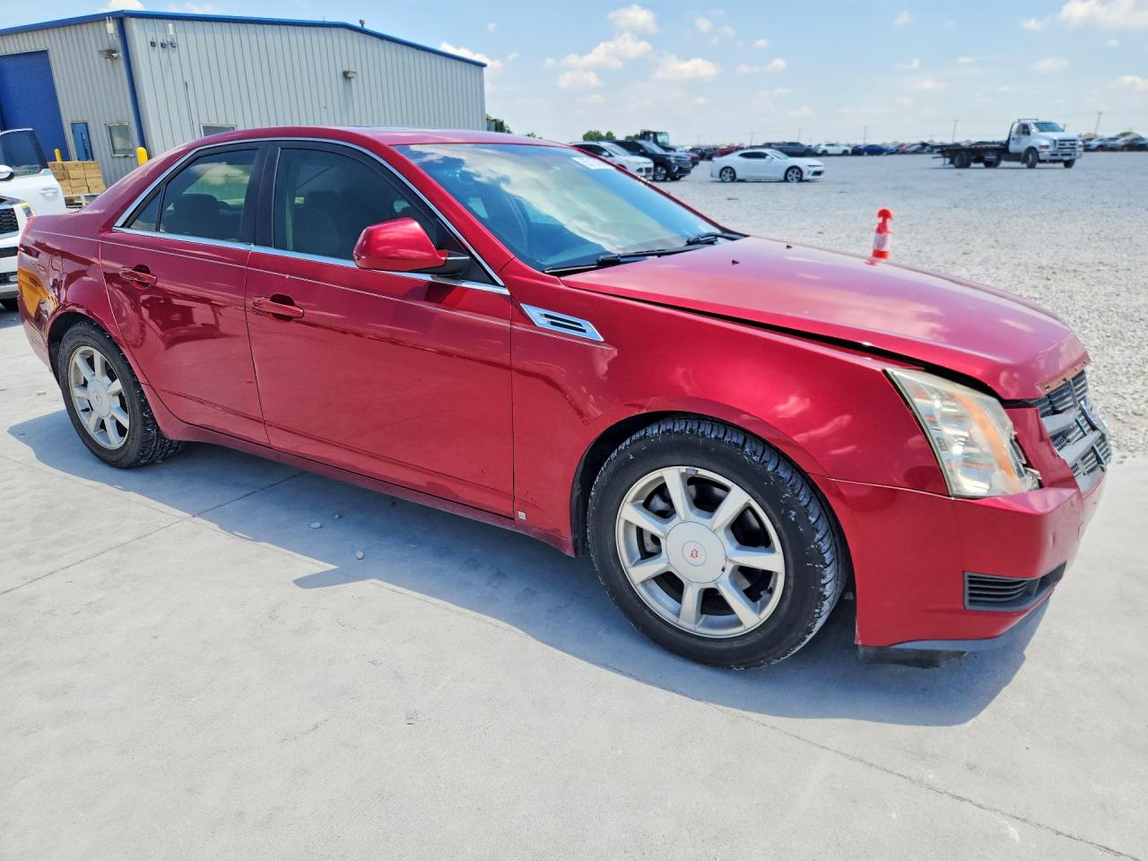 2008 Cadillac Cts Hi Feature V6 Red vin: 1G6DV57VX80167417